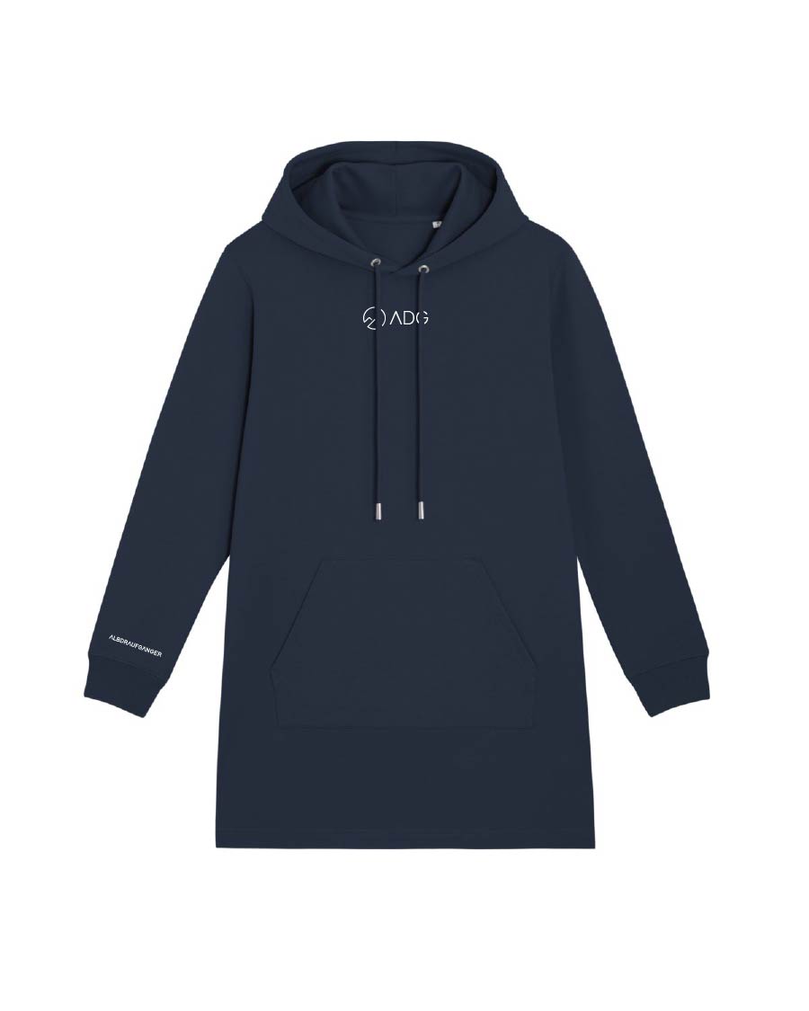 Damen Hoodiekleid - dunkelblau - Albdraufgänger
