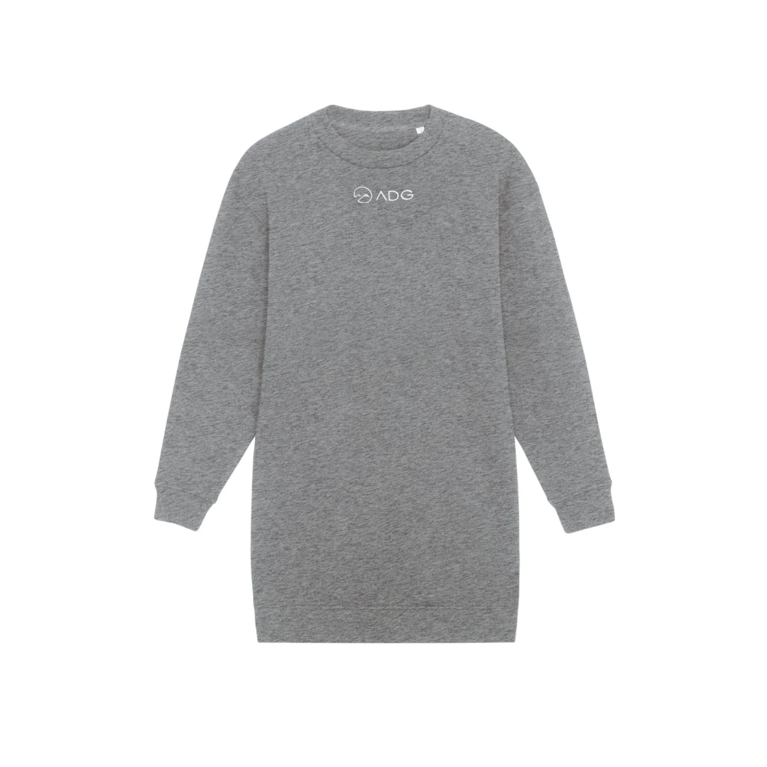 Sweatkleid Glitzerdruck Damen
