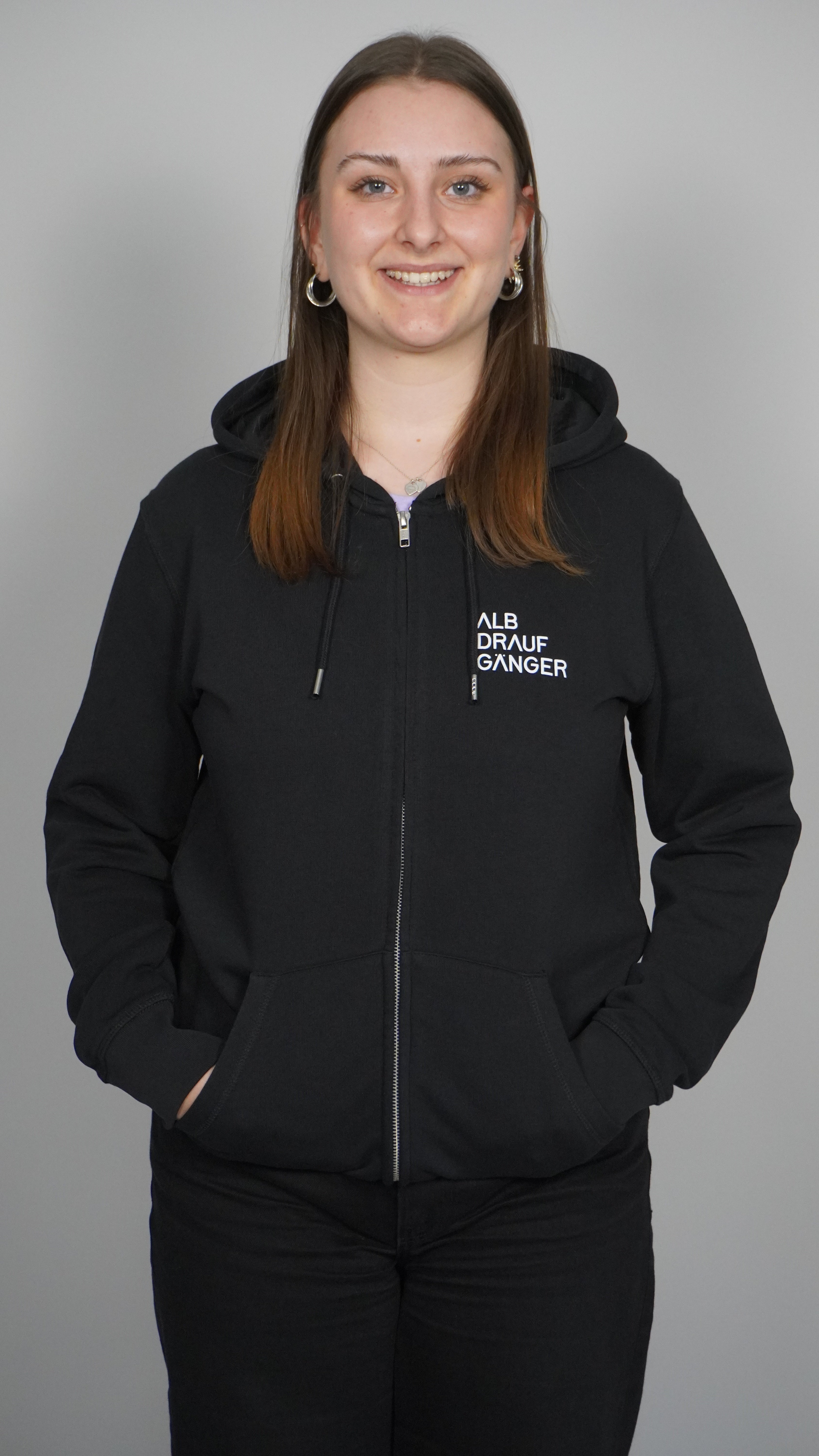 Sweatjacke ungefüttert 3-Zeiler