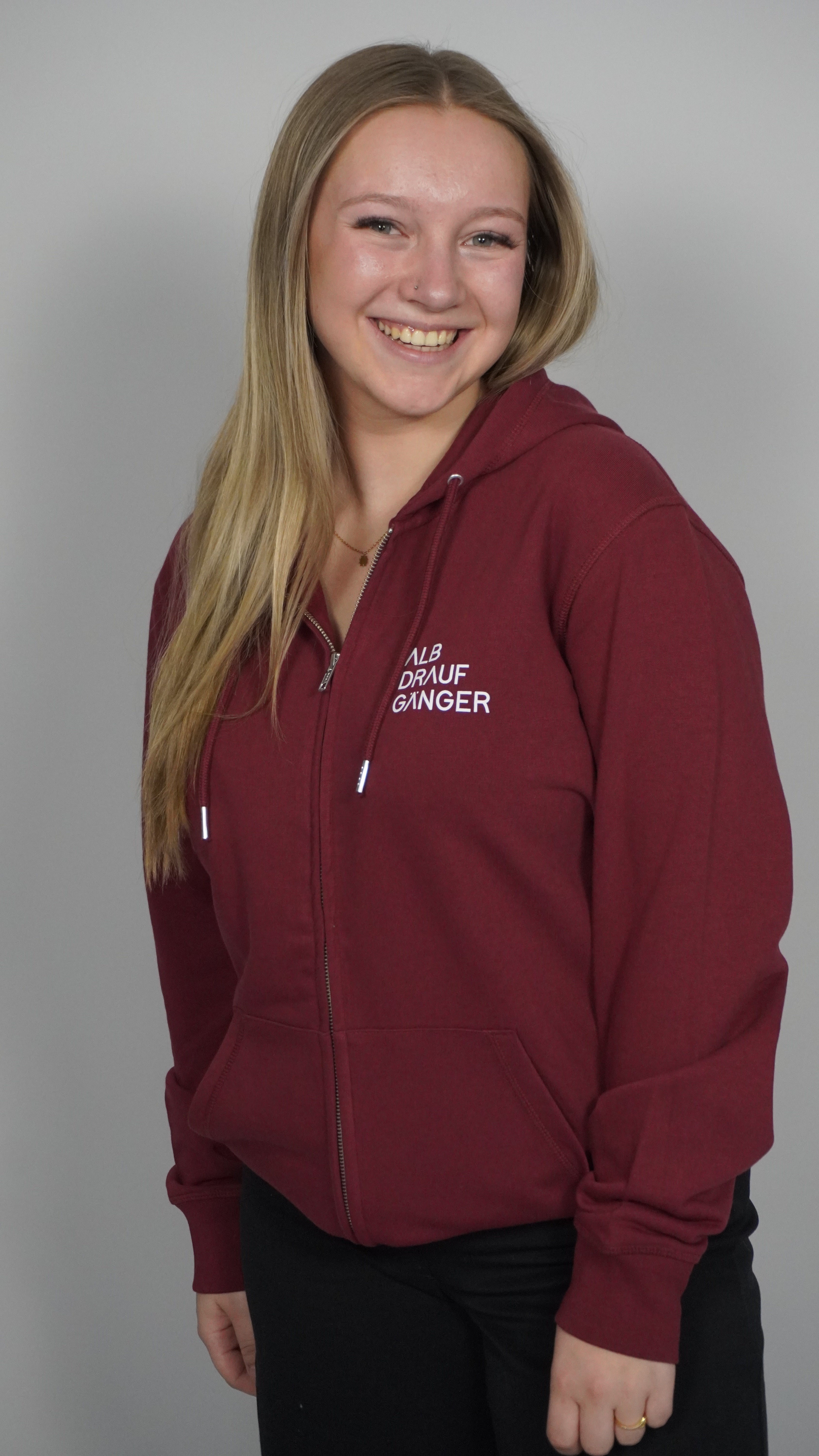 Sweatjacke ungefüttert 3-Zeiler
