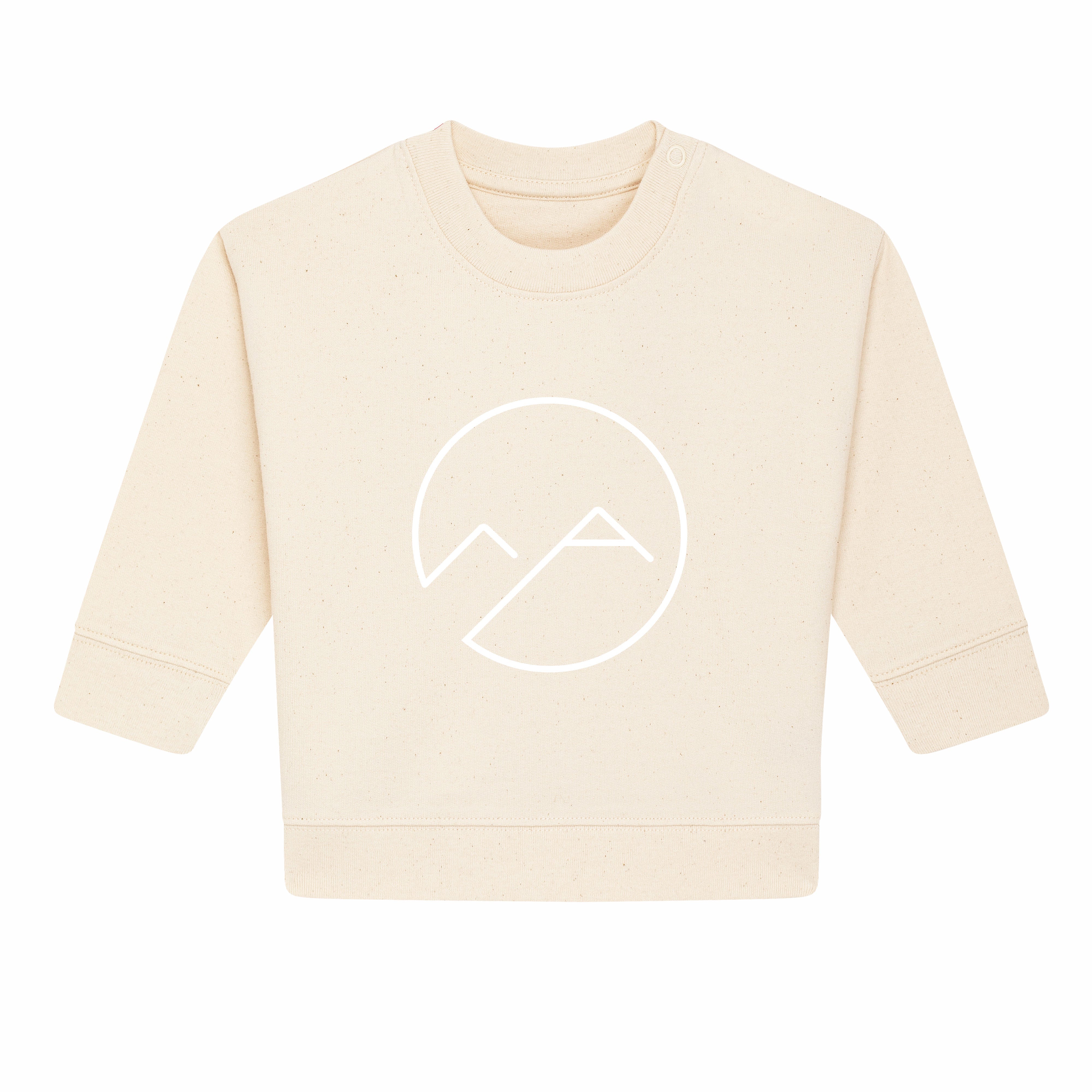Baby Sweater mit Logo - natur - Albdraufgänger