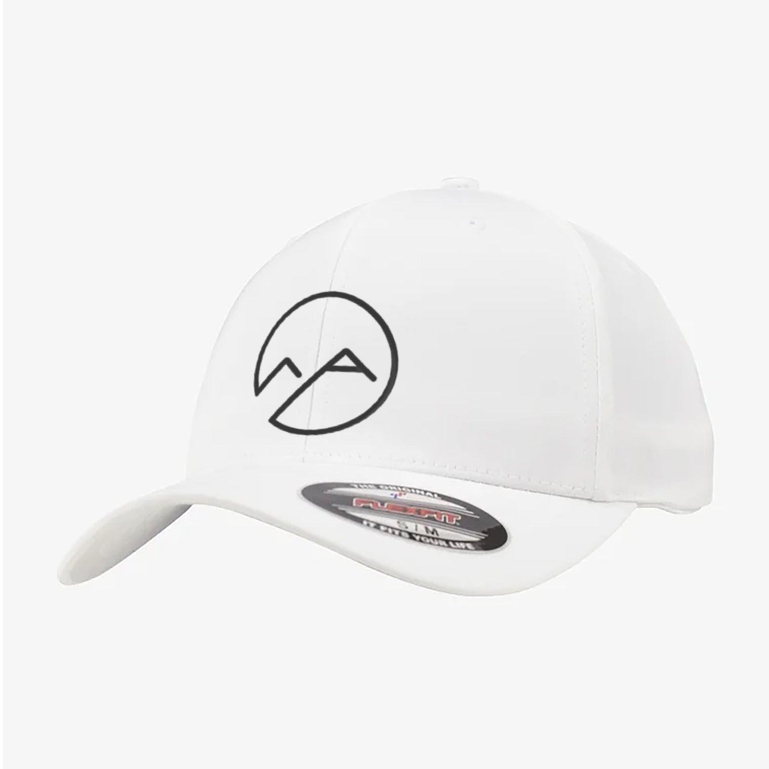 Cap Flex Fit mit "ALBDRAUFGÄNGER" - Logo - Weiß - Albdraufgänger