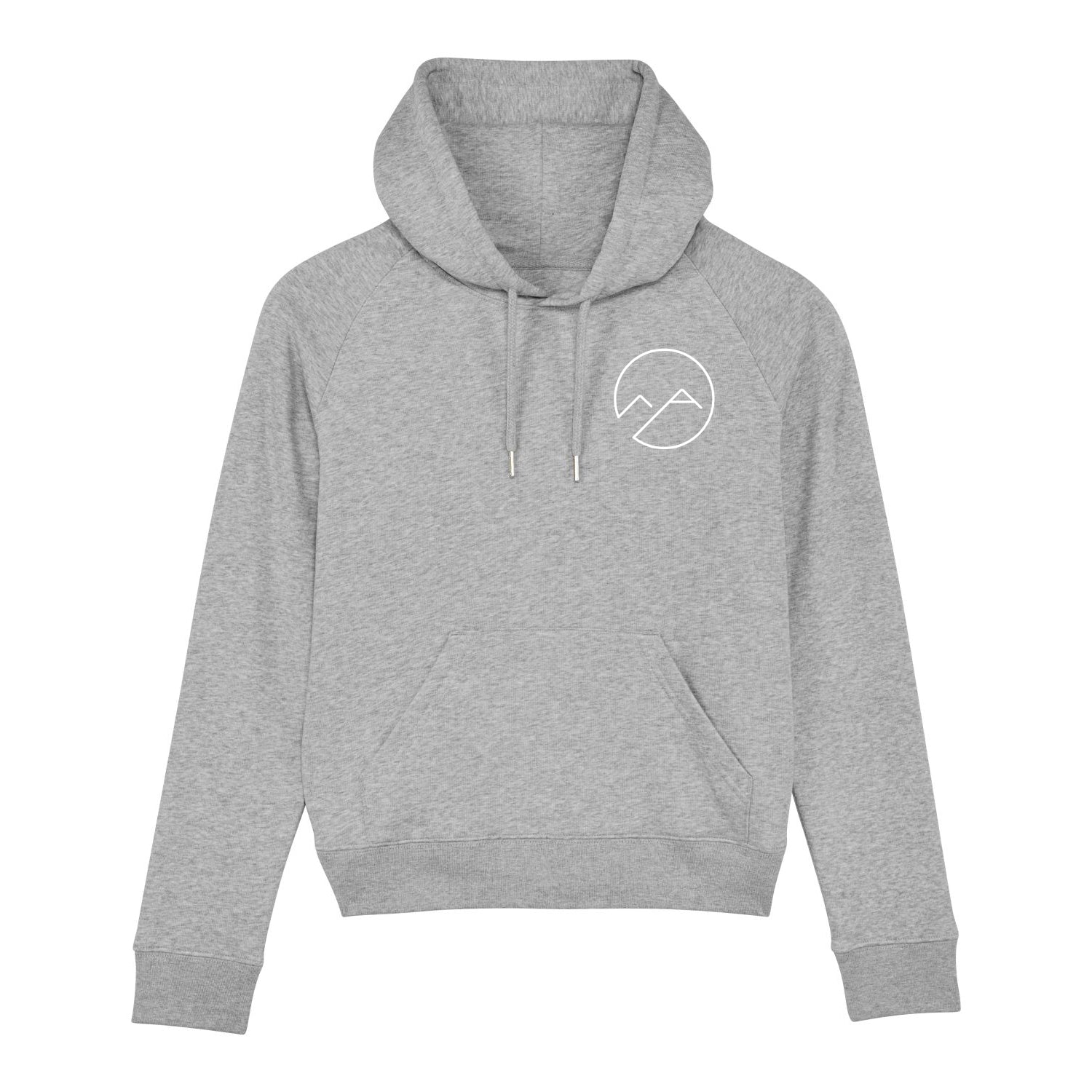 Damen Hoodie - hellgrau meliert - Albdraufgänger
