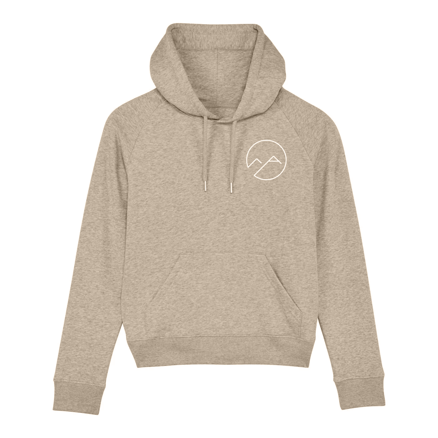 Damen Hoodie - sand meliert - Albdraufgänger