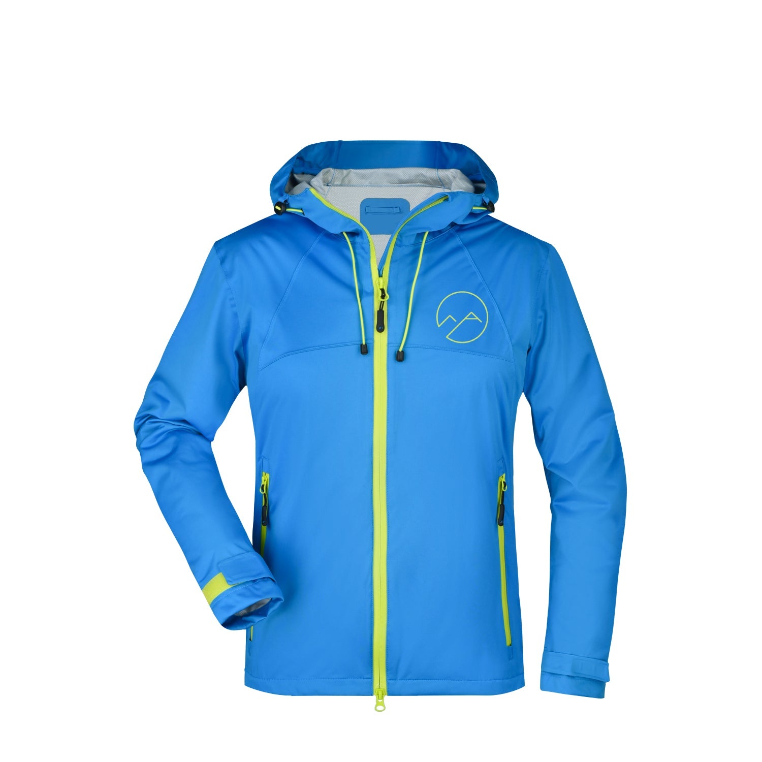 Damen Outdoor Jacke - blau/gelb - Albdraufgänger