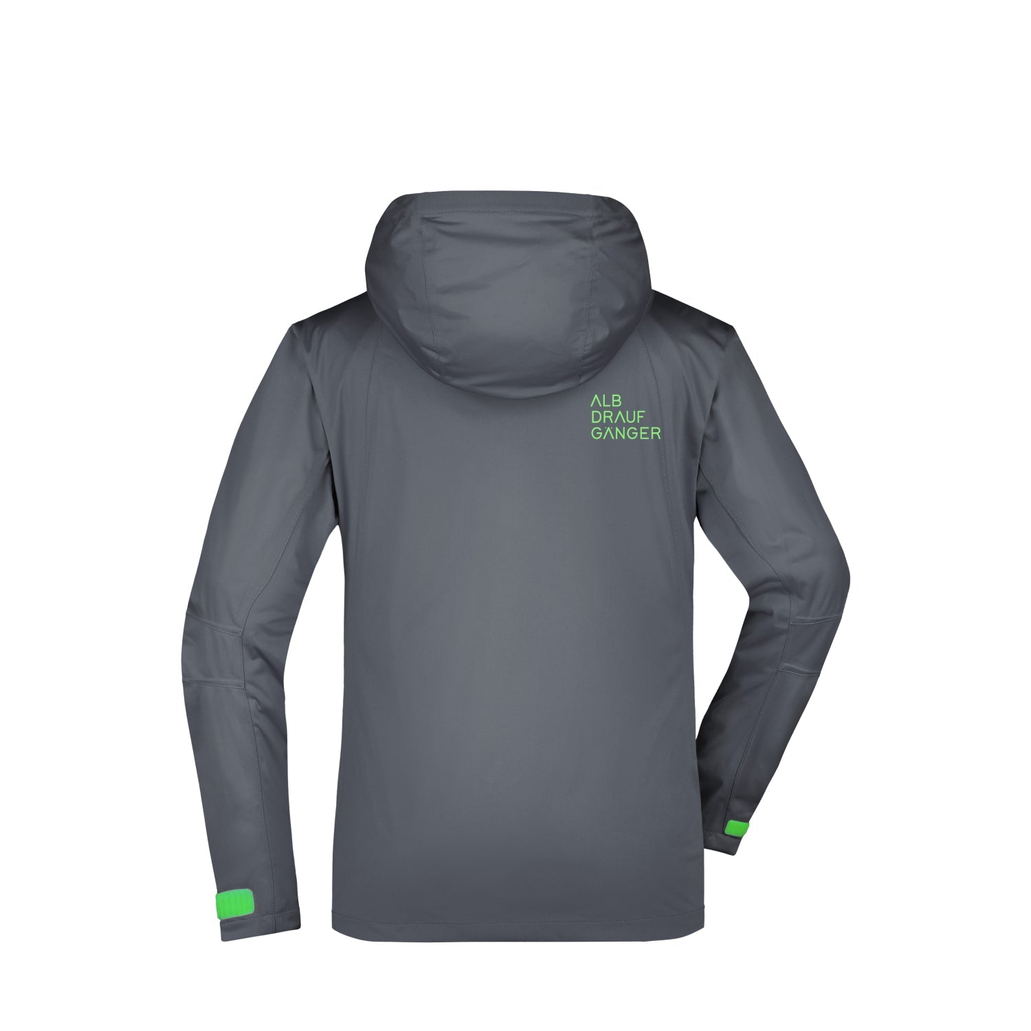 Damen Outdoor Jacke - grau/grün - Albdraufgänger