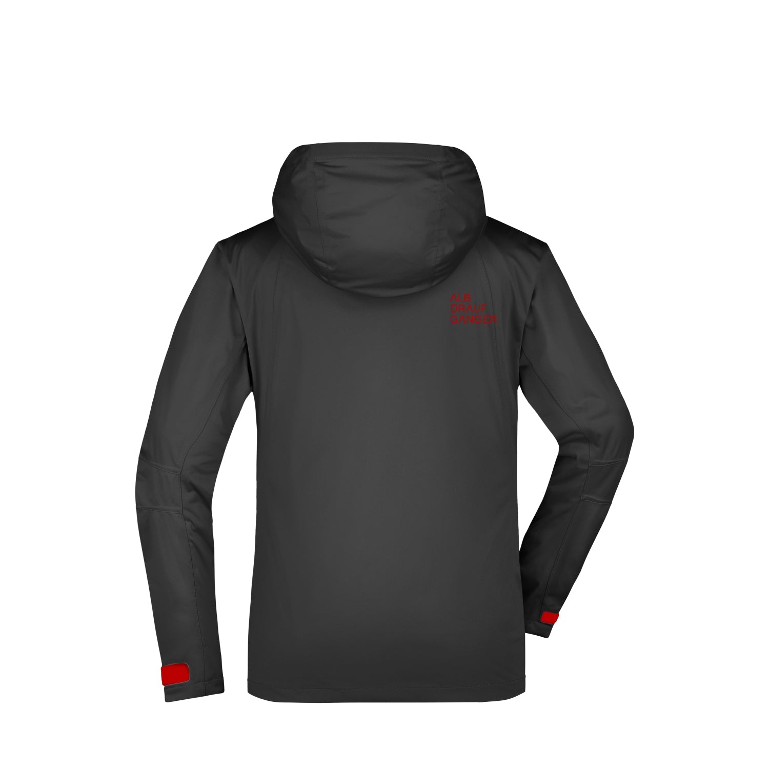 Damen Outdoor Jacke - schwarz/rot - Albdraufgänger