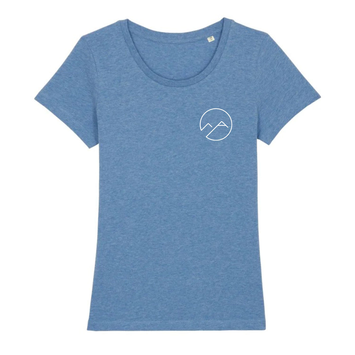 Damen T-Shirt - hellblau meliert - Albdraufgänger