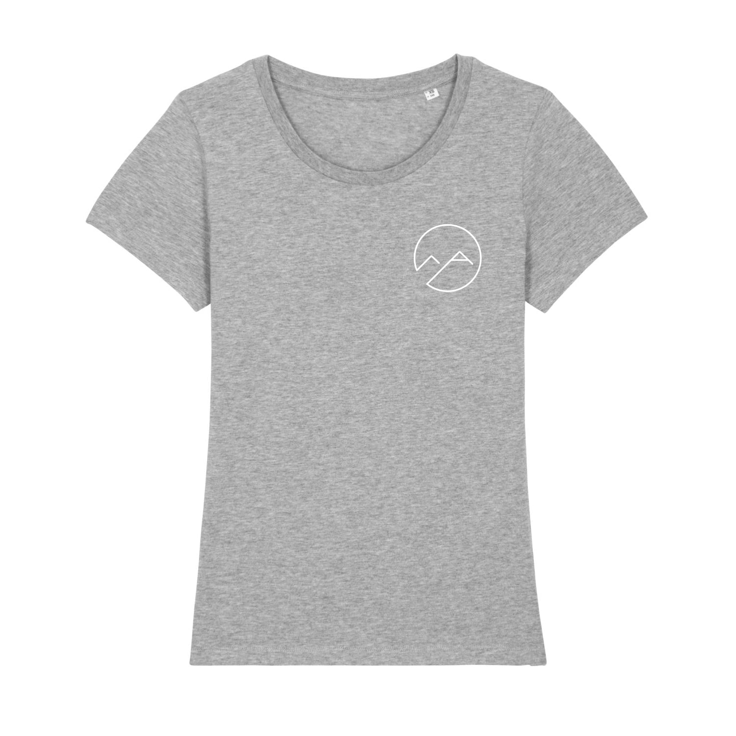 Damen T-Shirt - hellgrau meliert - Albdraufgänger