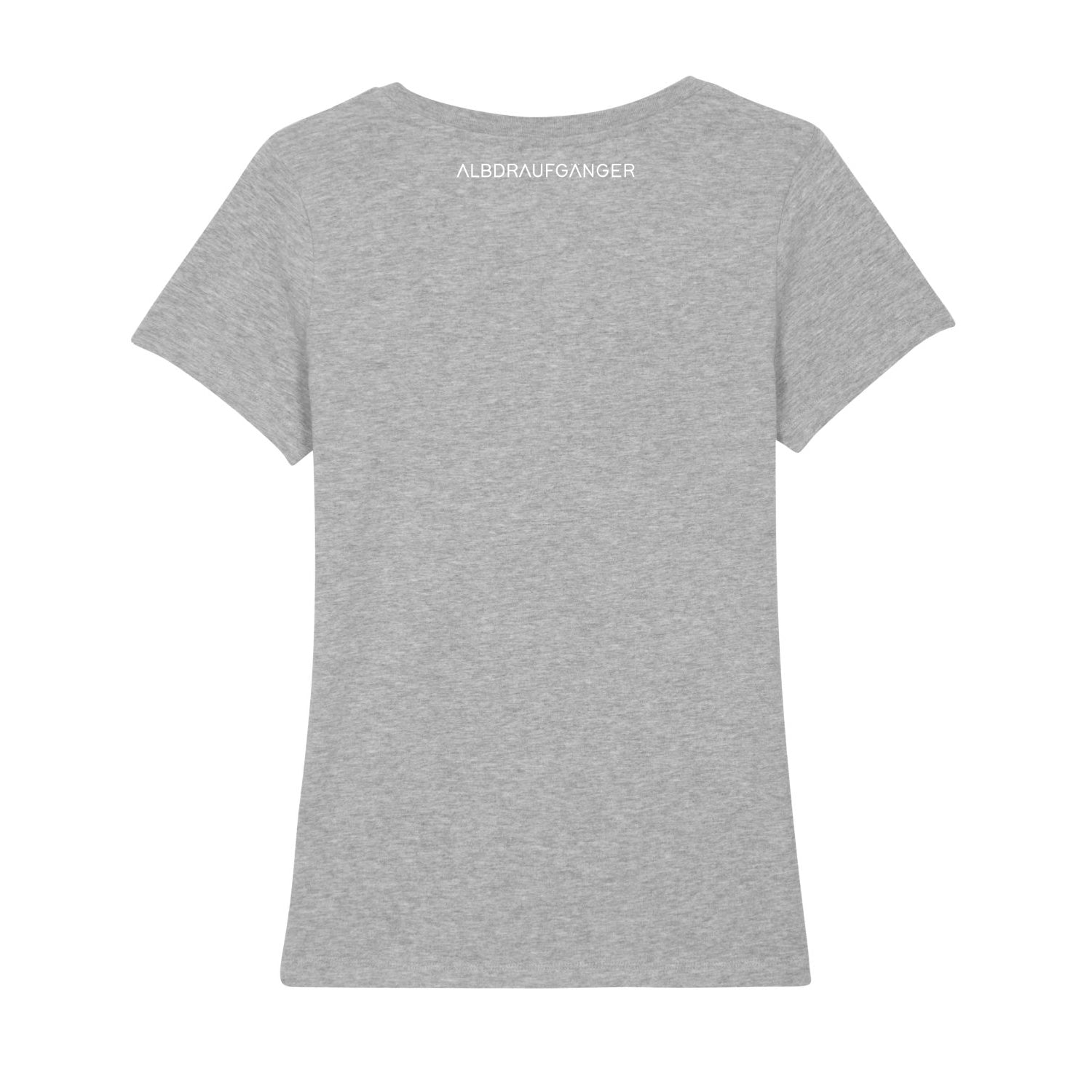 Damen T-Shirt - hellgrau meliert - Albdraufgänger
