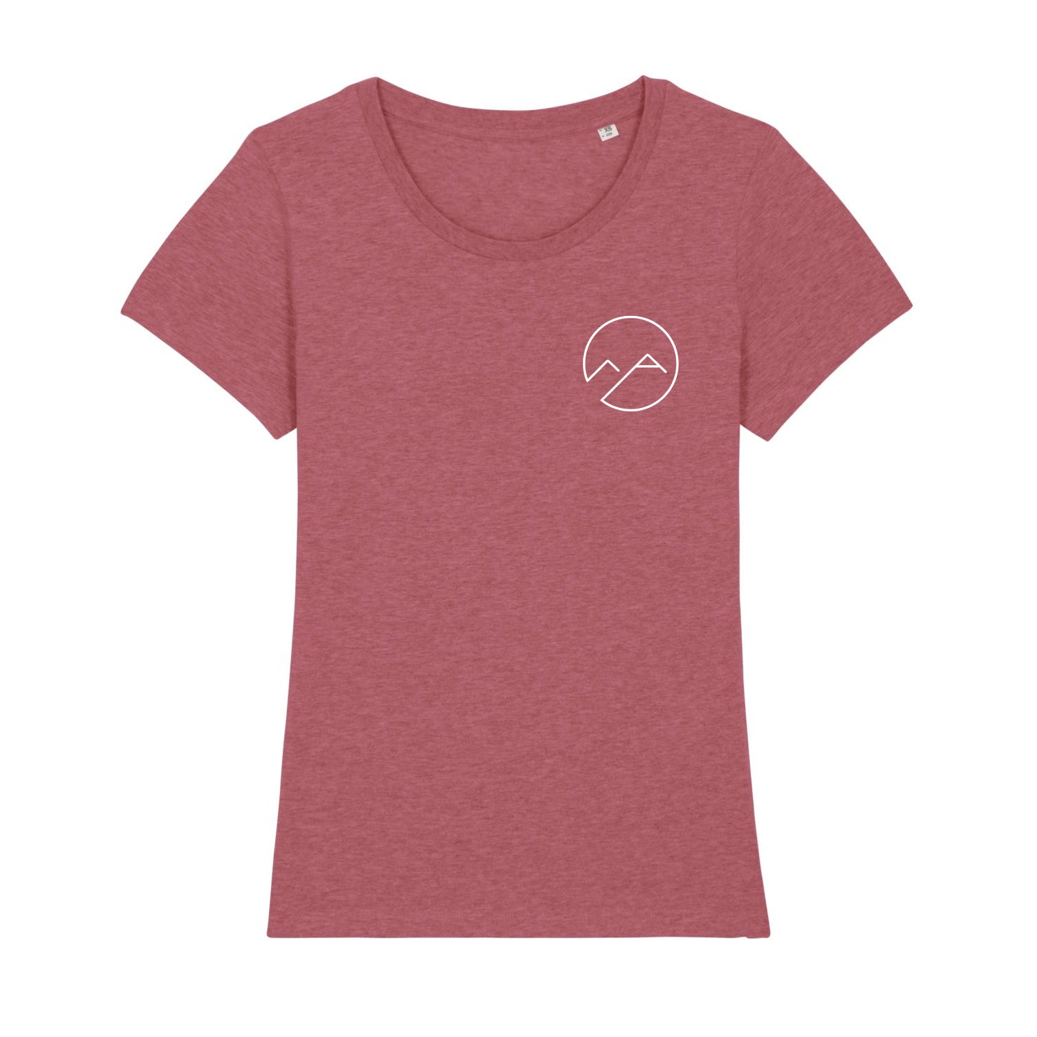 Damen T-Shirt - rot meliert - Albdraufgänger