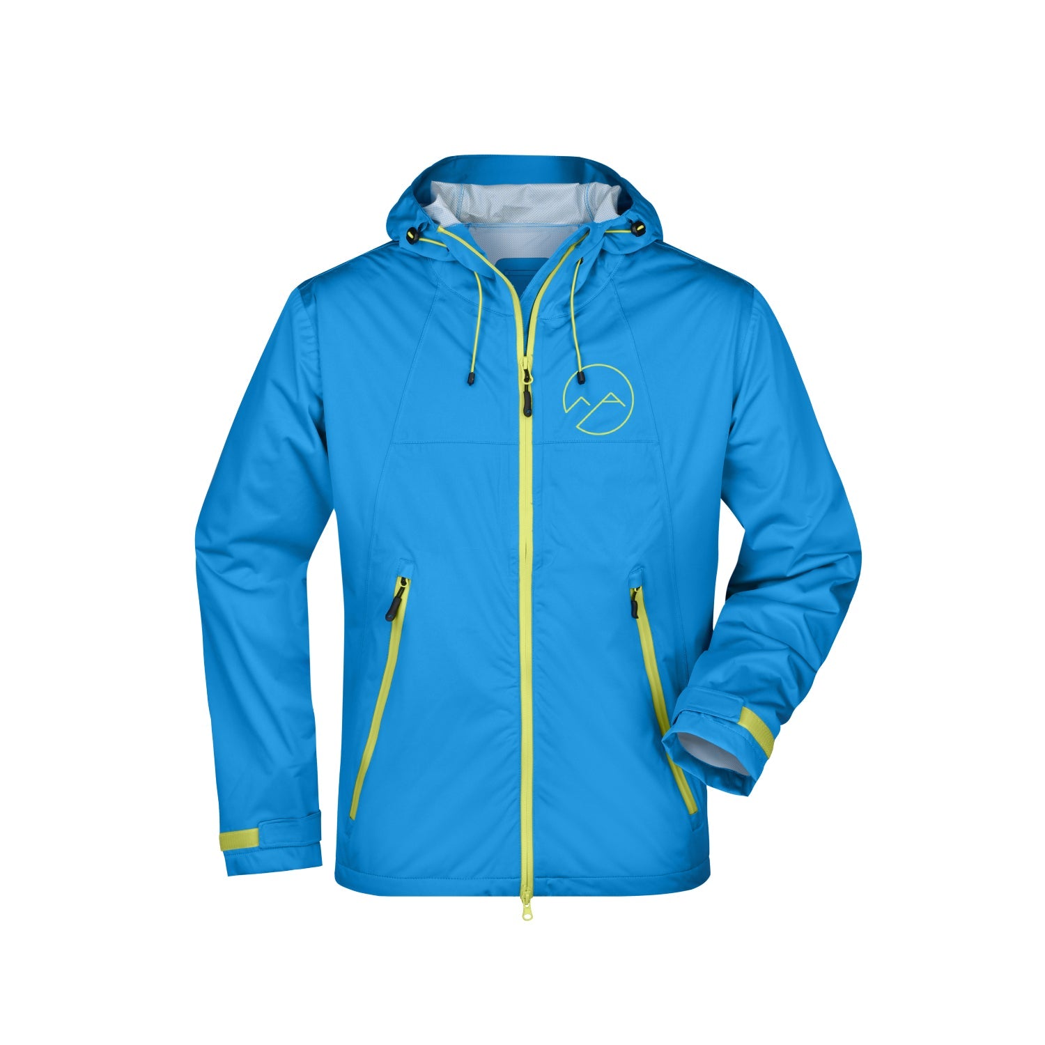 Herren Outdoor Jacke - blau/gelb - Albdraufgänger