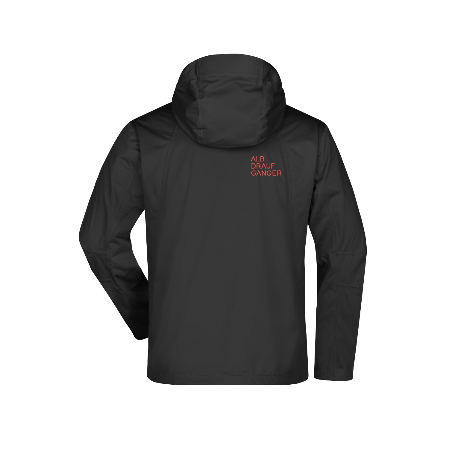 Herren Outdoor Jacke - schwarz/rot - Albdraufgänger