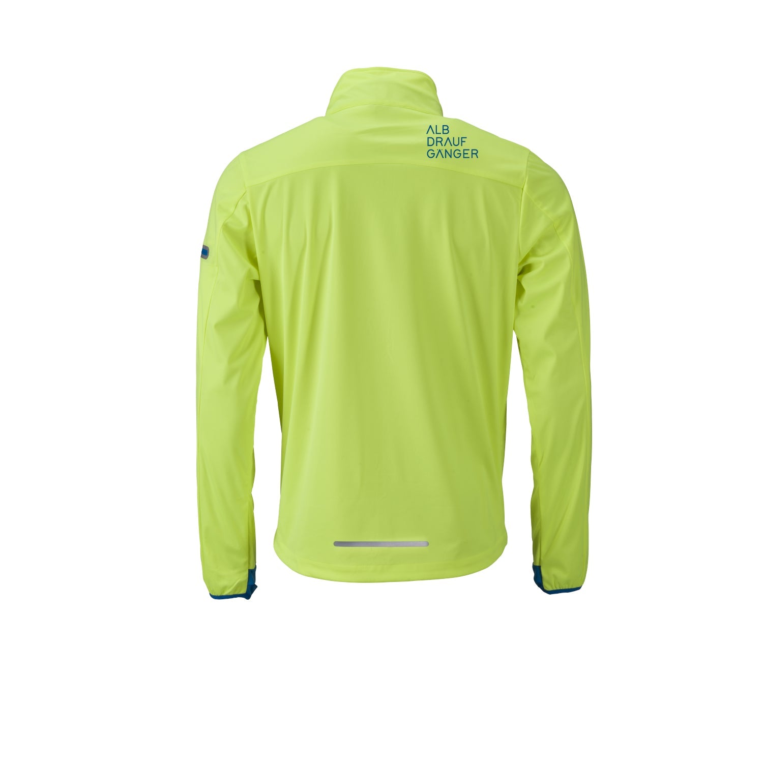 Herren Softshelljacke - gelb/blau - Albdraufgänger