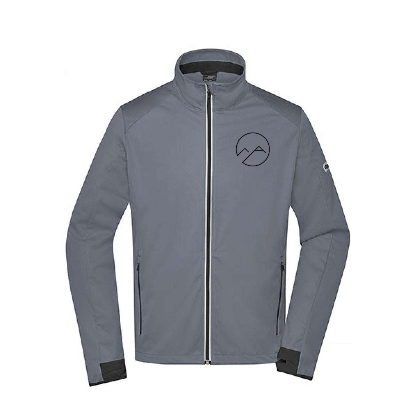 Herren Softshelljacke - grau/schwarz - Albdraufgänger