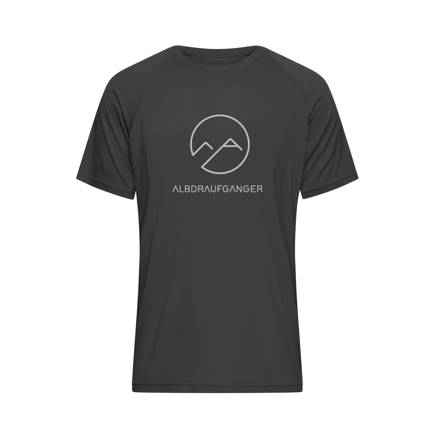 Herren T-Shirt Atmungsaktiv - titan - Albdraufgänger