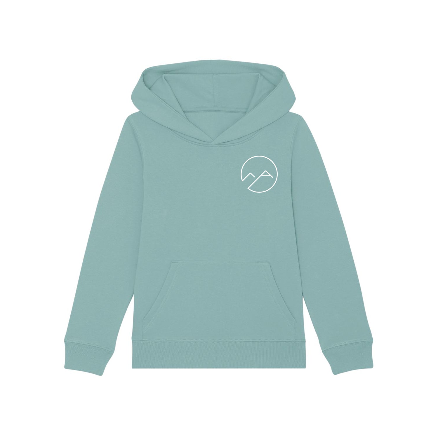 Kinder Hoodie - eukalyptus - Albdraufgänger