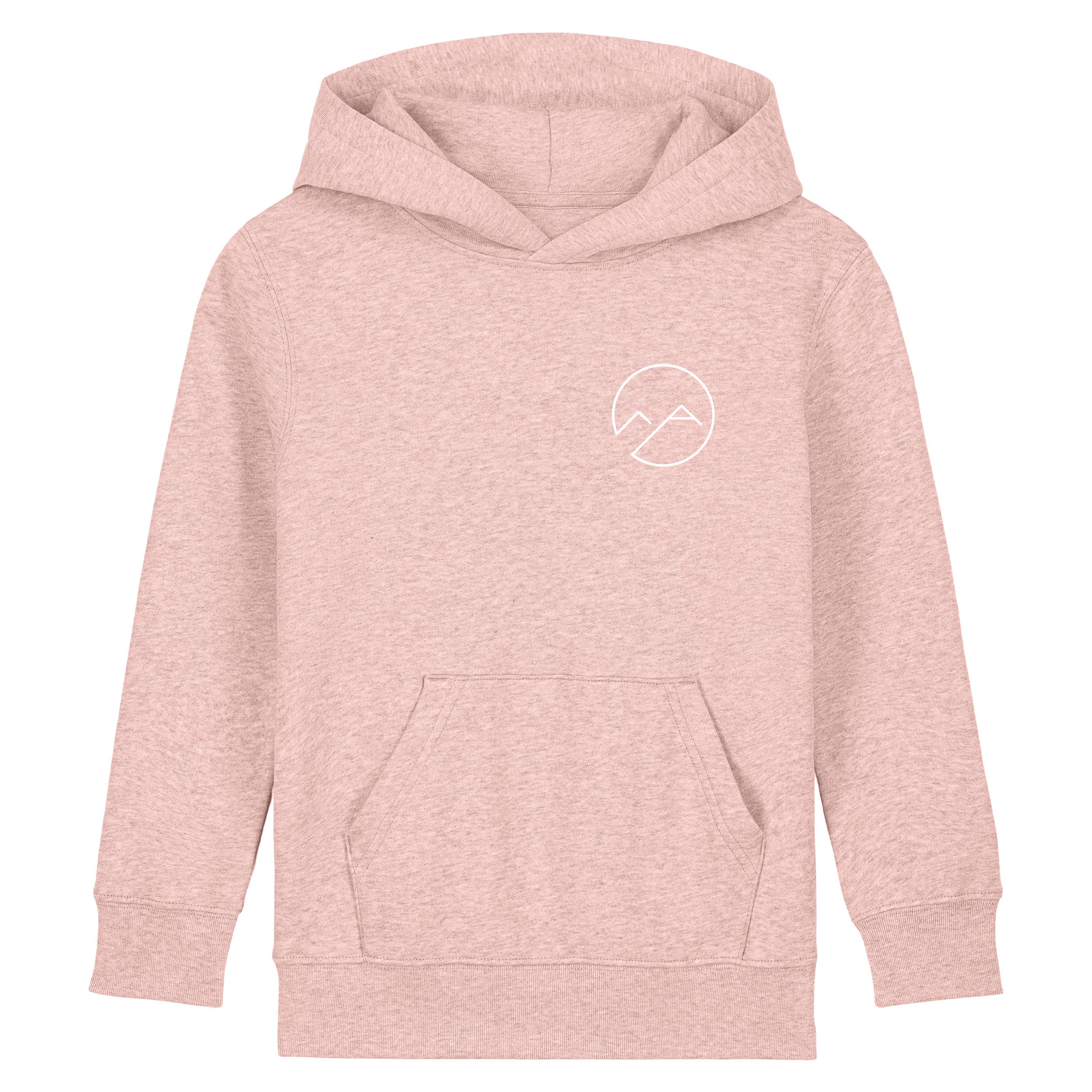 Kinder Hoodie - rosa meliert - Albdraufgänger