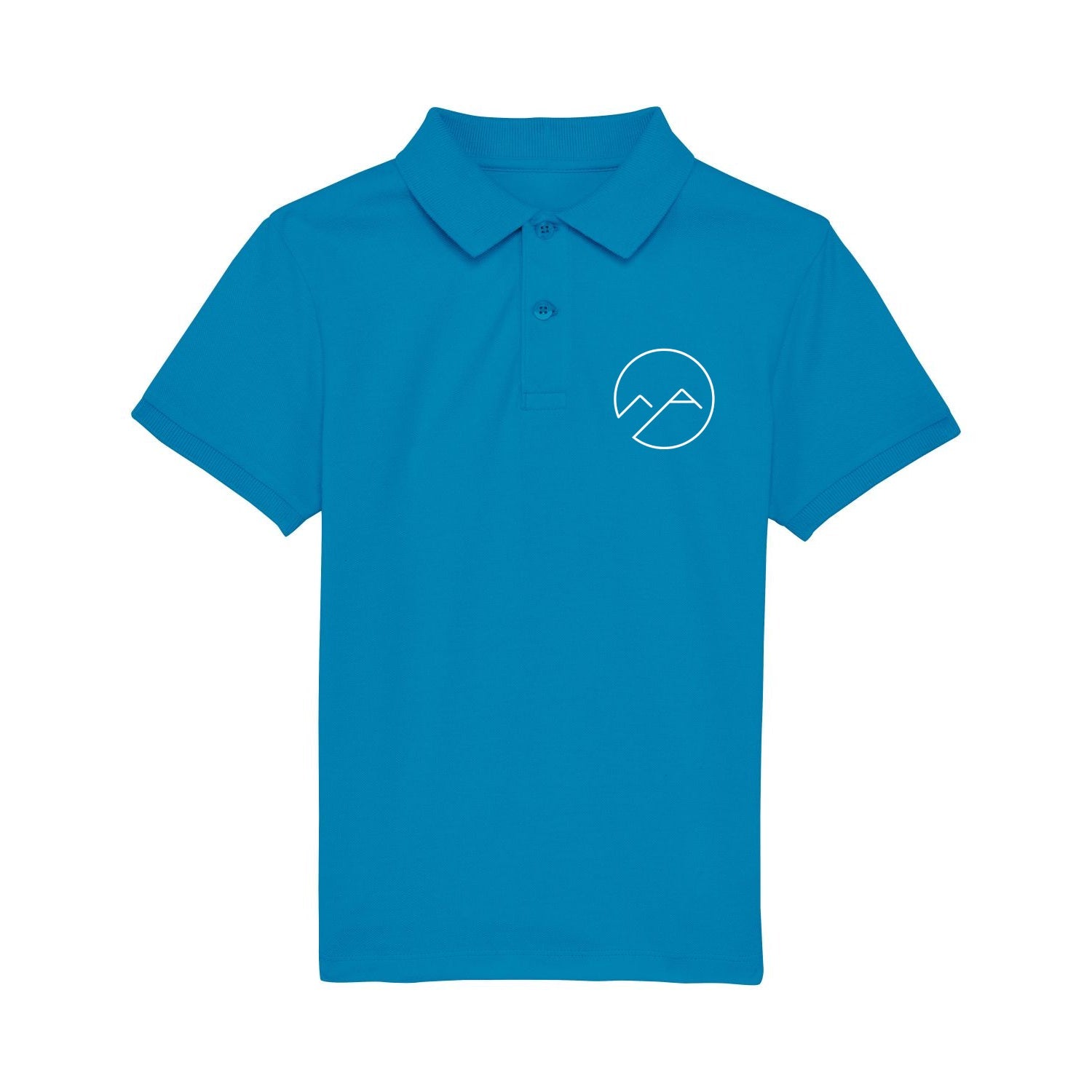 Kinder Poloshirt - azurblau - Albdraufgänger