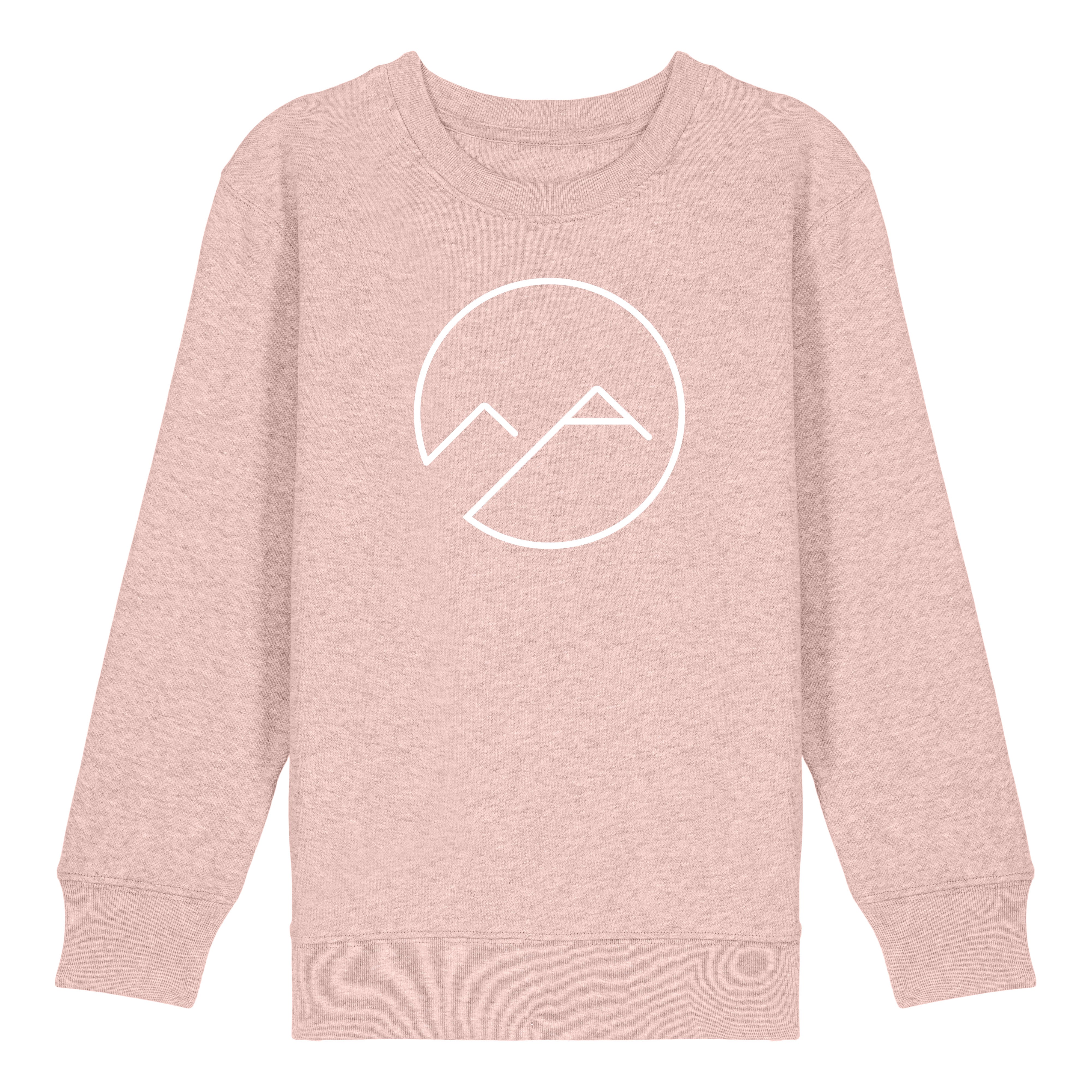 Kinder Rundhals - Sweatshirt - rosa meliert - Albdraufgänger