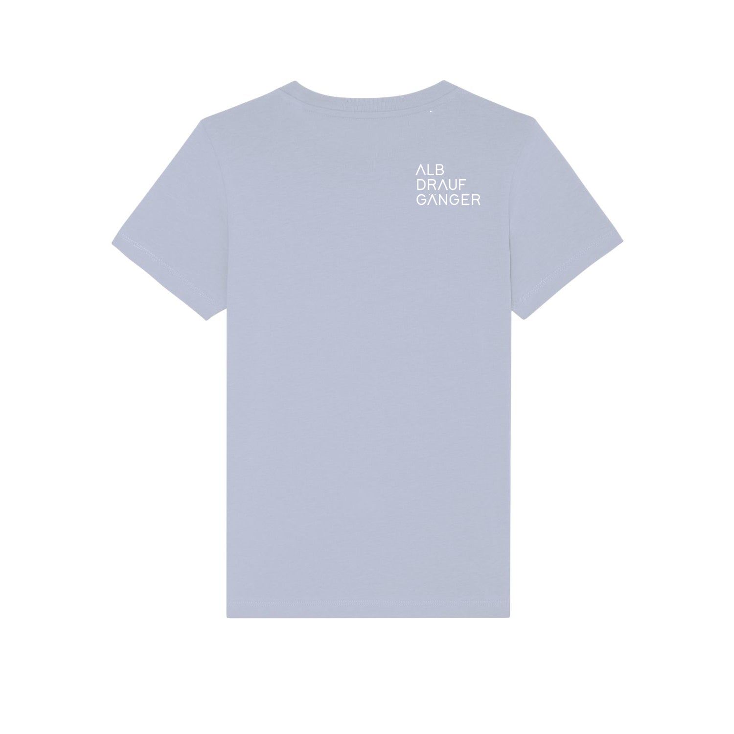 Kinder T-Shirt mit Rückenprint - himmelblau - Albdraufgänger