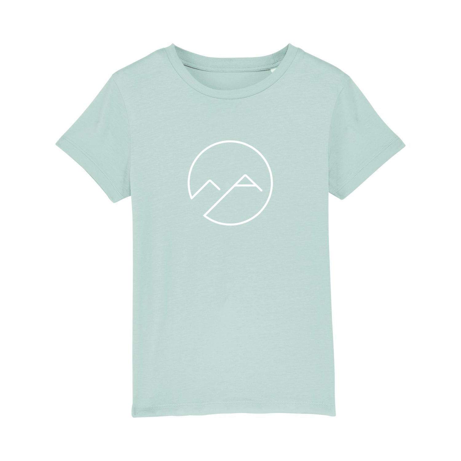 Kinder T-Shirt mit Rückenprint - Karibik blau - Albdraufgänger