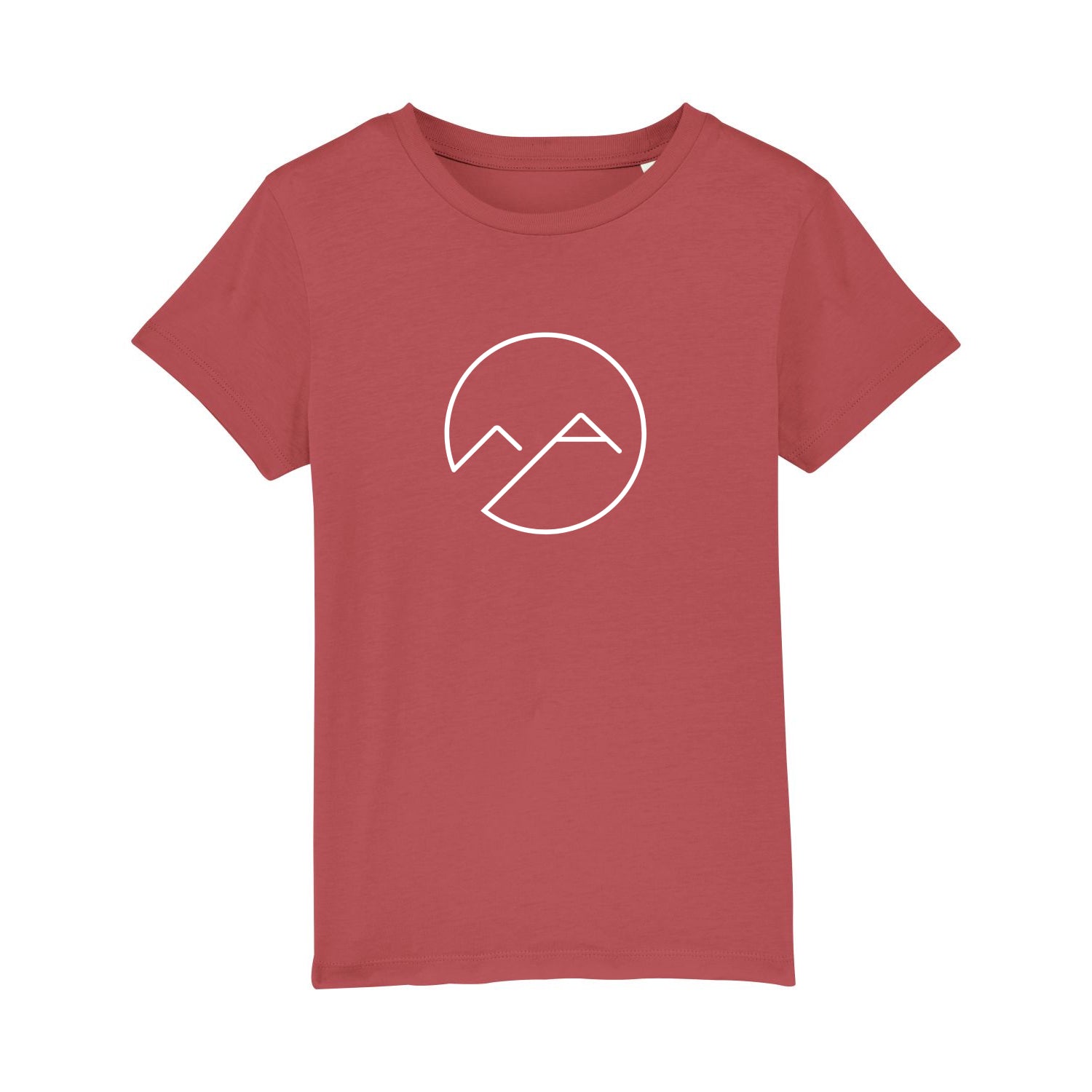 Kinder T-Shirt mit Rückenprint - karminrot - Albdraufgänger