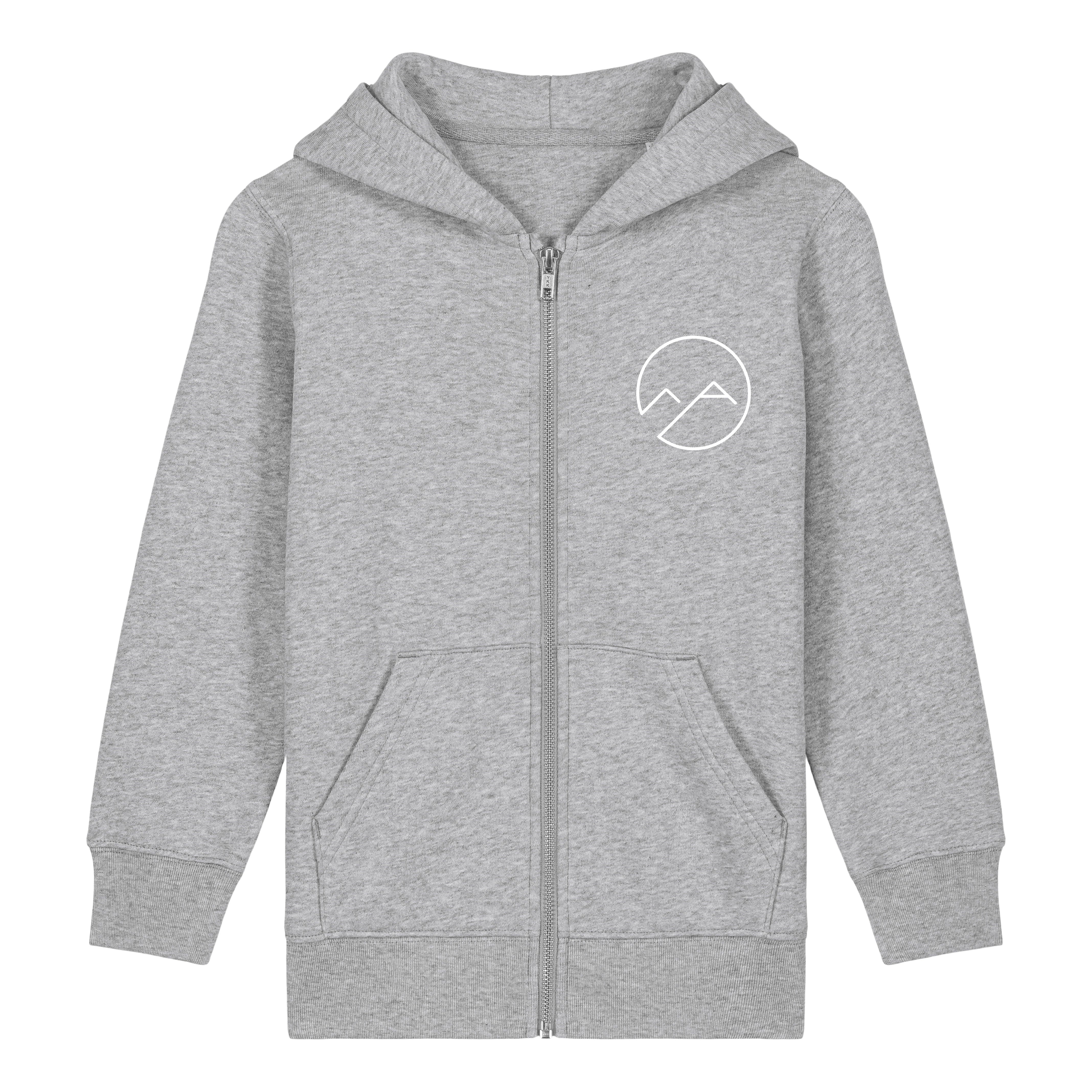 Kinder Zipper - Hoodie - grau meliert - Albdraufgänger
