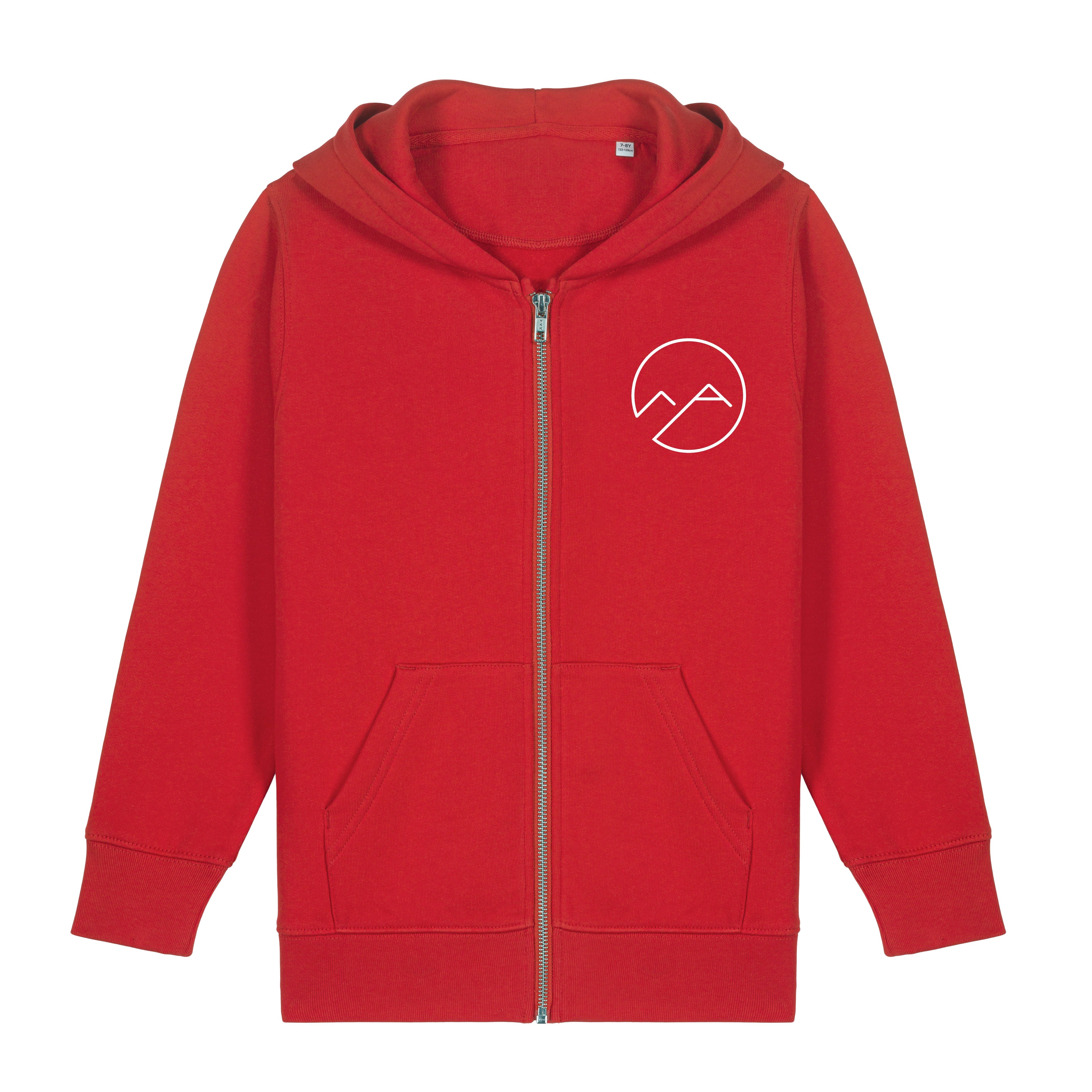 Kinder Zipper - Hoodie - rot - Albdraufgänger