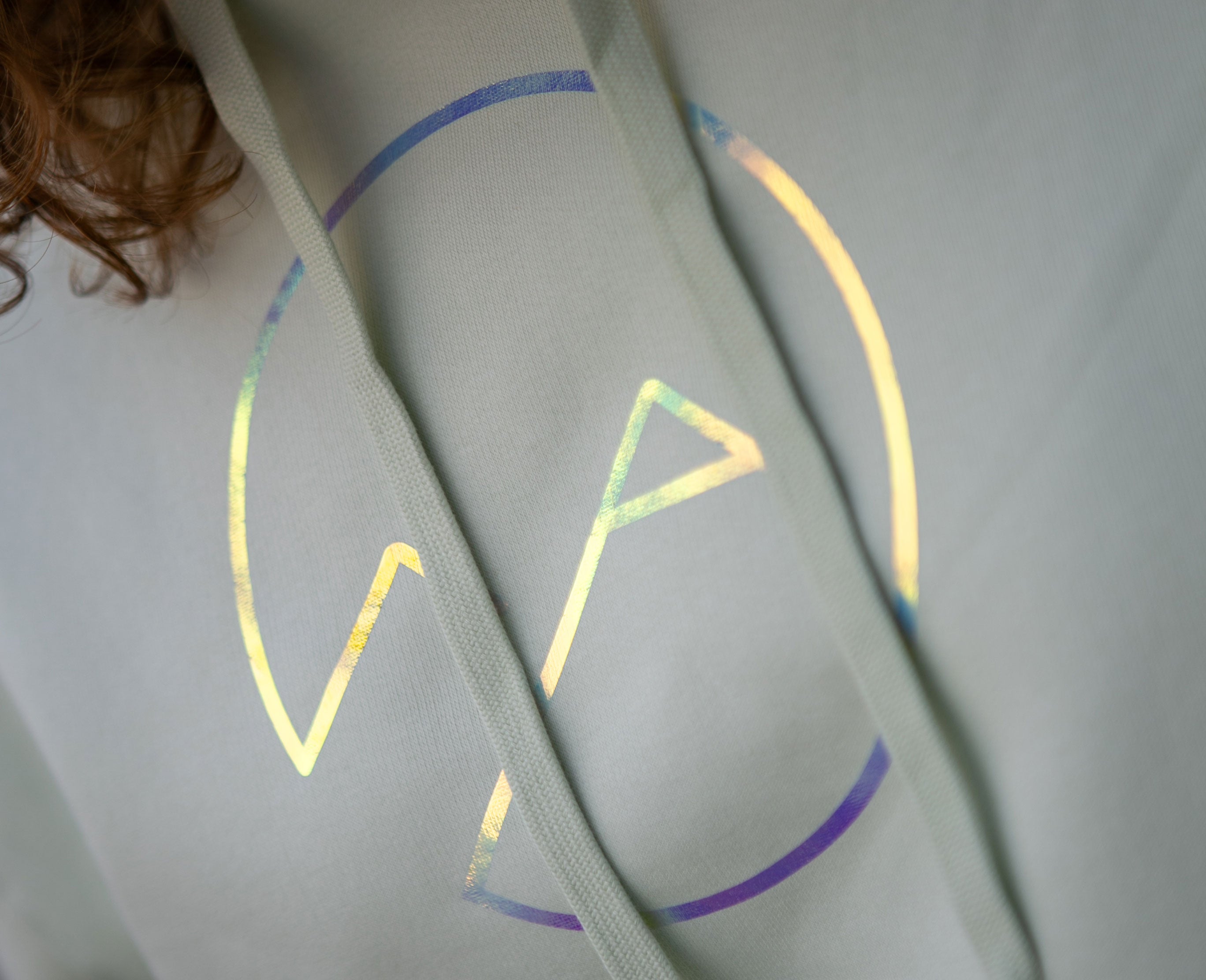 Oversize Hoodie mit Spiegeldruck - Stängelgrün - Albdraufgänger