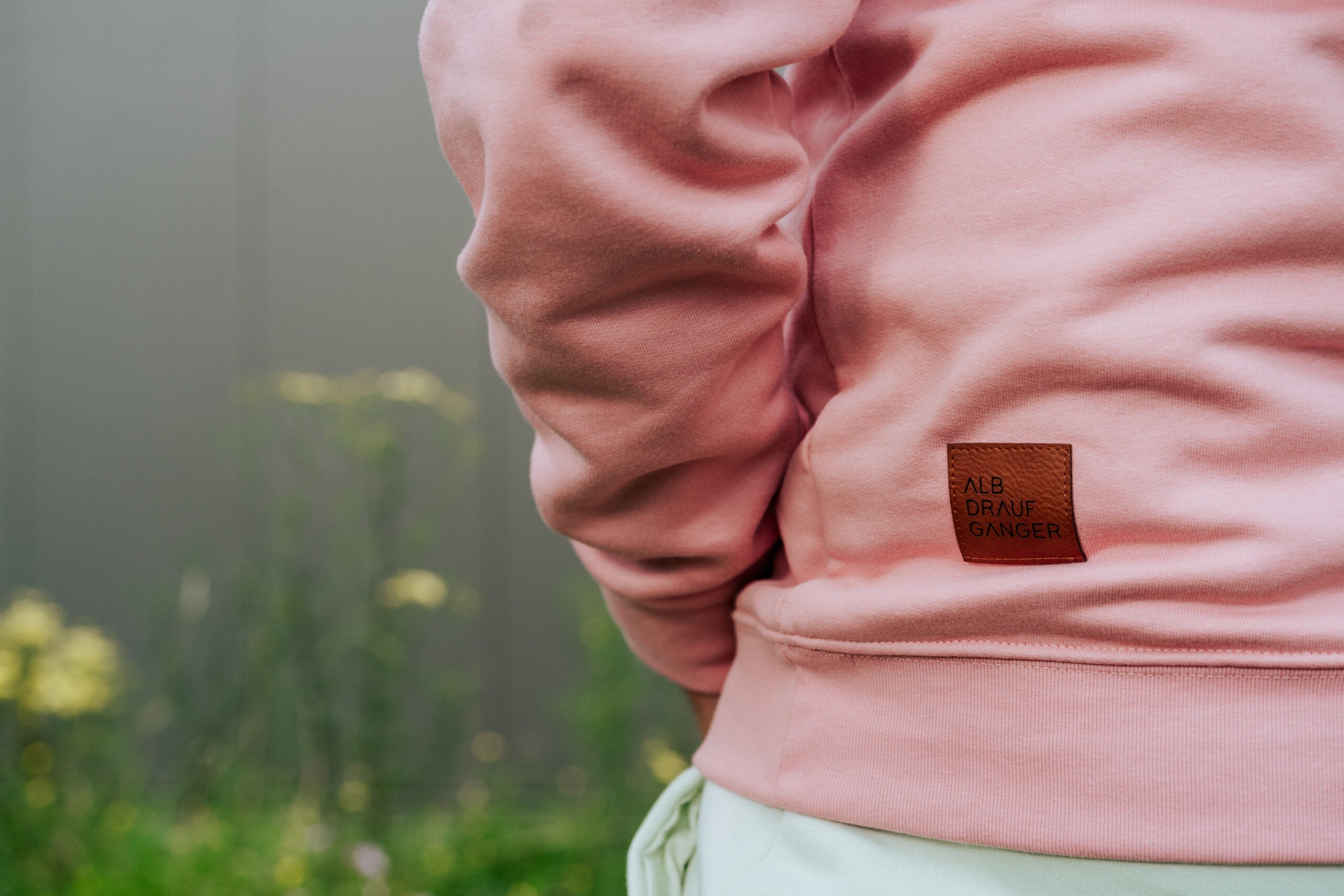 Oversize Unisex Hoodie - himmelblau - Albdraufgänger