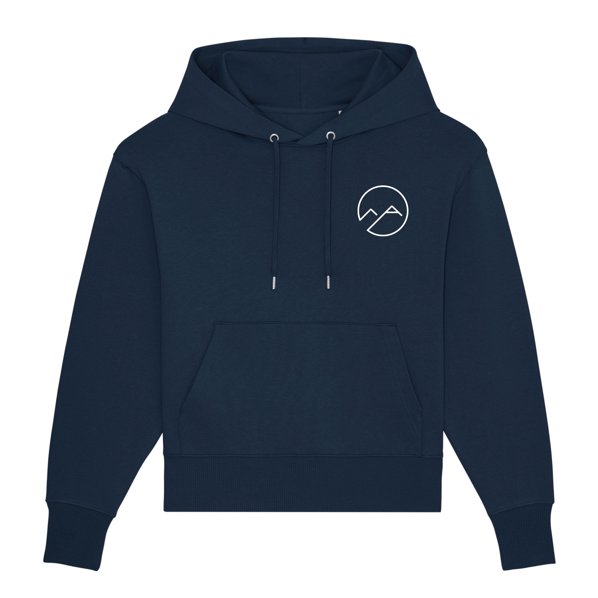 Oversize Unisex Hoodie (Schaumdruck) - Nachtblau - Albdraufgänger
