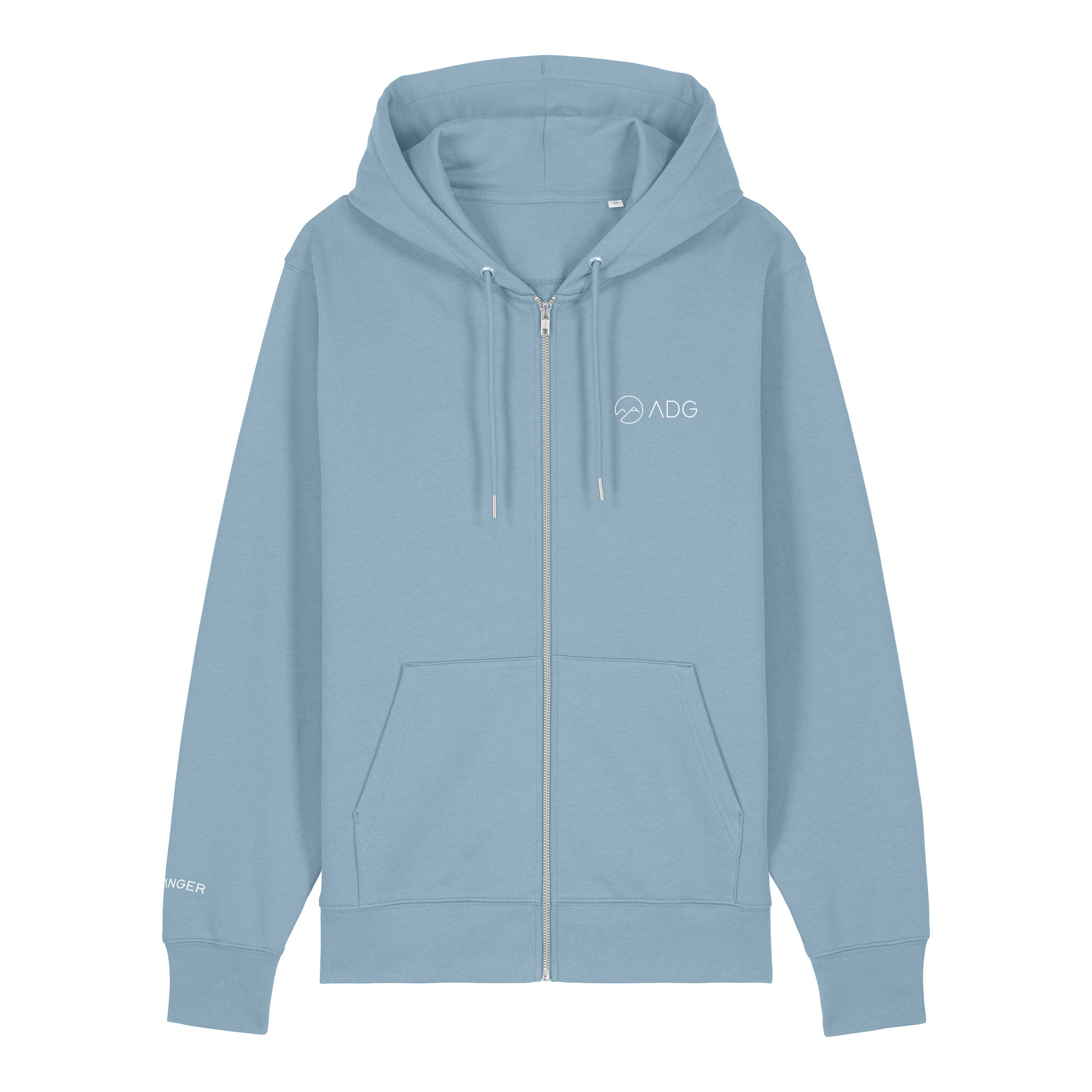 Sweatjacke gefüttert - eisblau - Albdraufgänger
