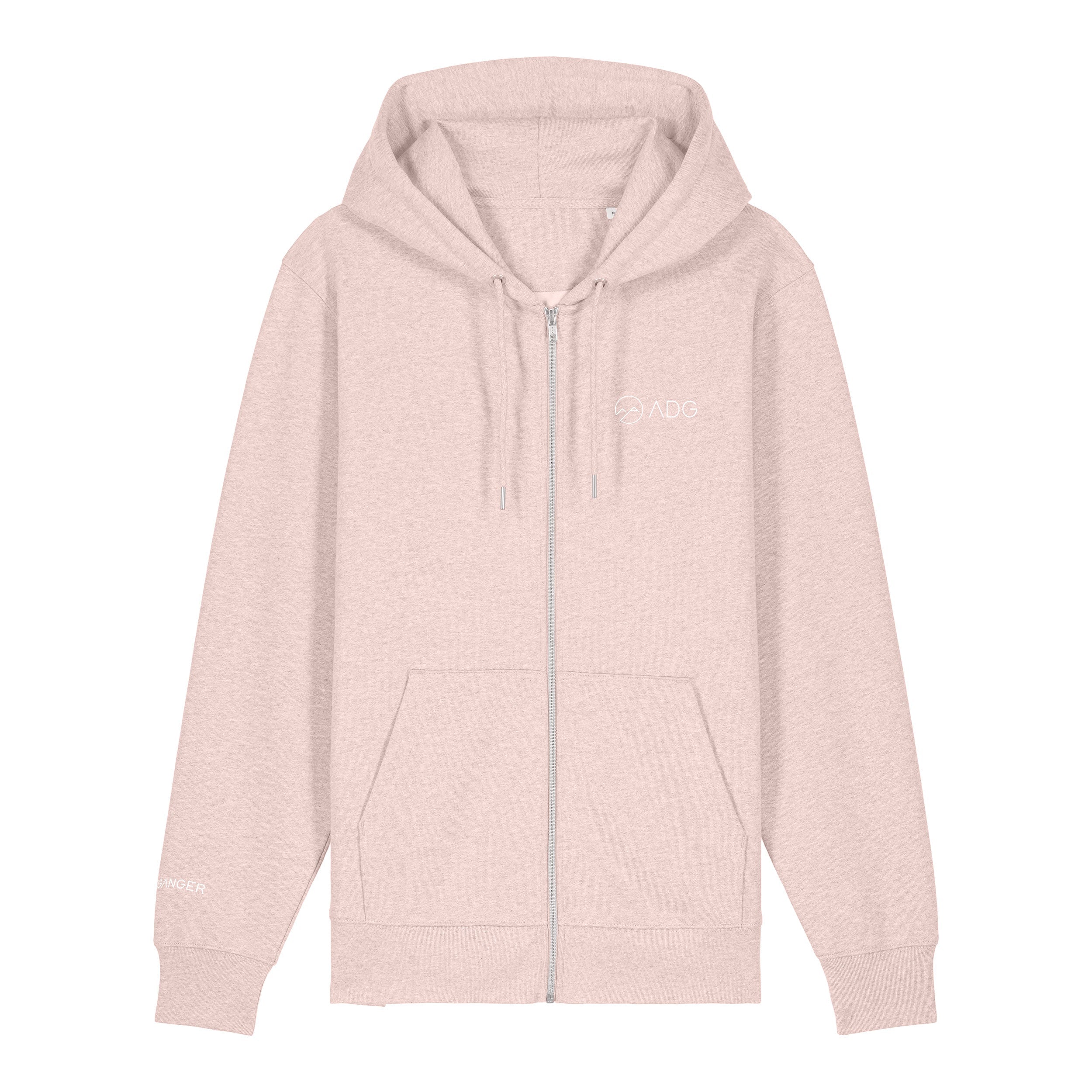 Sweatjacke gefüttert - rosa meliert - Albdraufgänger