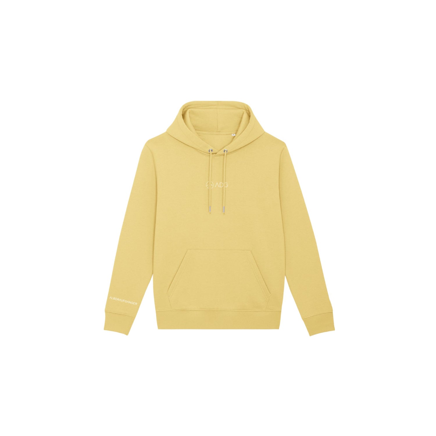 Unisex Hoodie „ADG“ - gelb - Albdraufgänger
