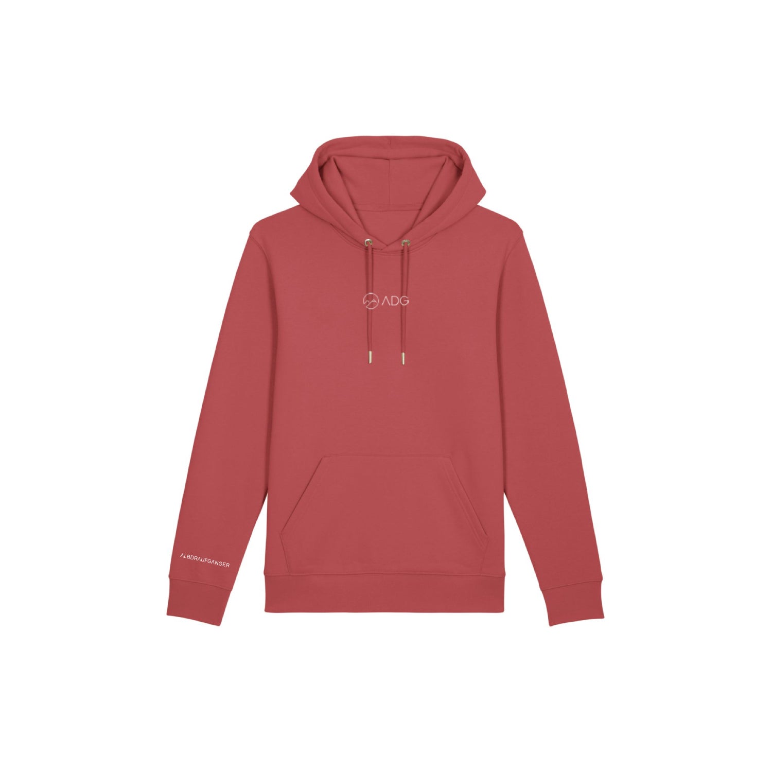 Unisex Hoodie „ADG“ - karminrot - Albdraufgänger