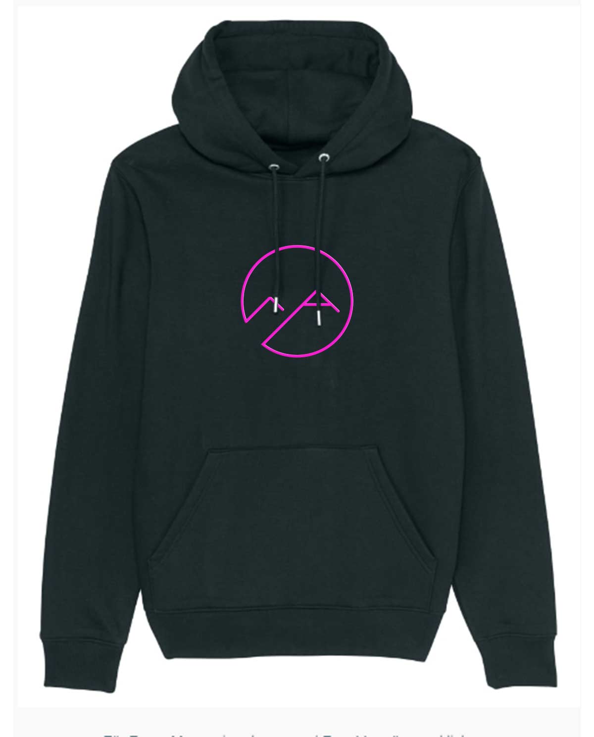 Unisex Hoodie (schwarz/neon) - neon pink - Albdraufgänger