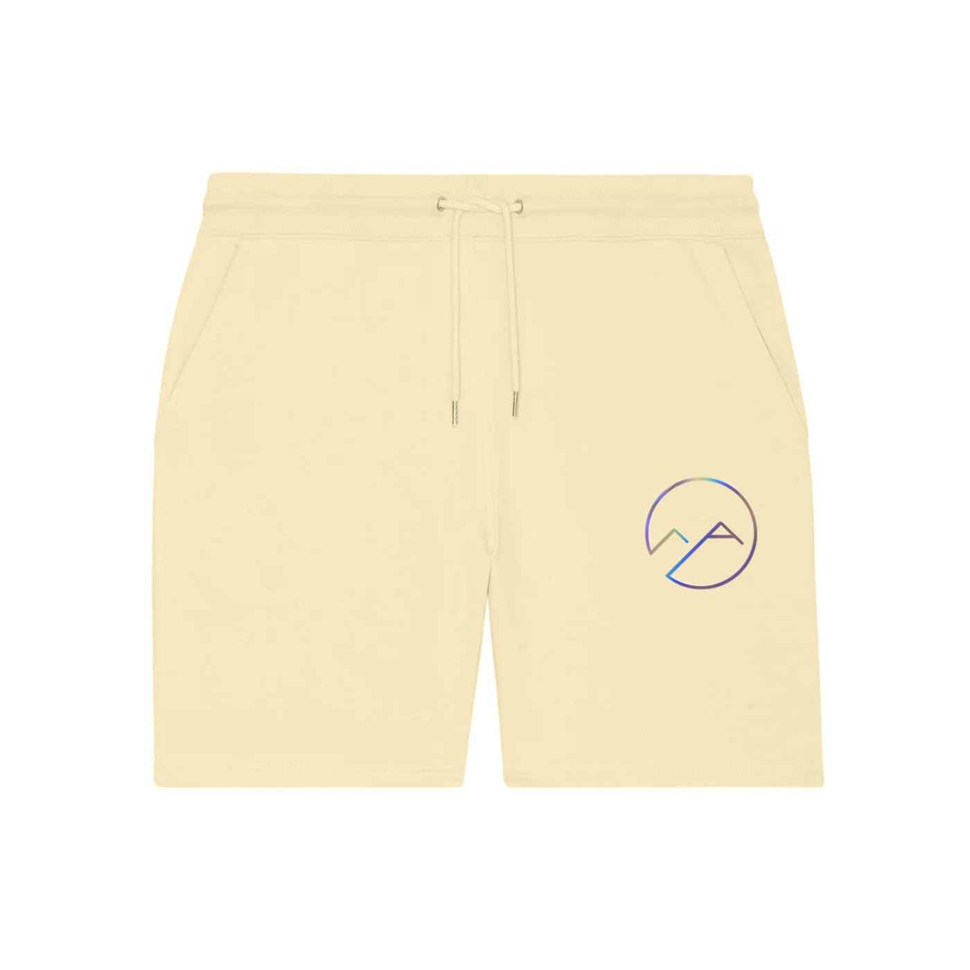 Unisex Jogging - Shorts mit Spiegeldruck - butter - Albdraufgänger