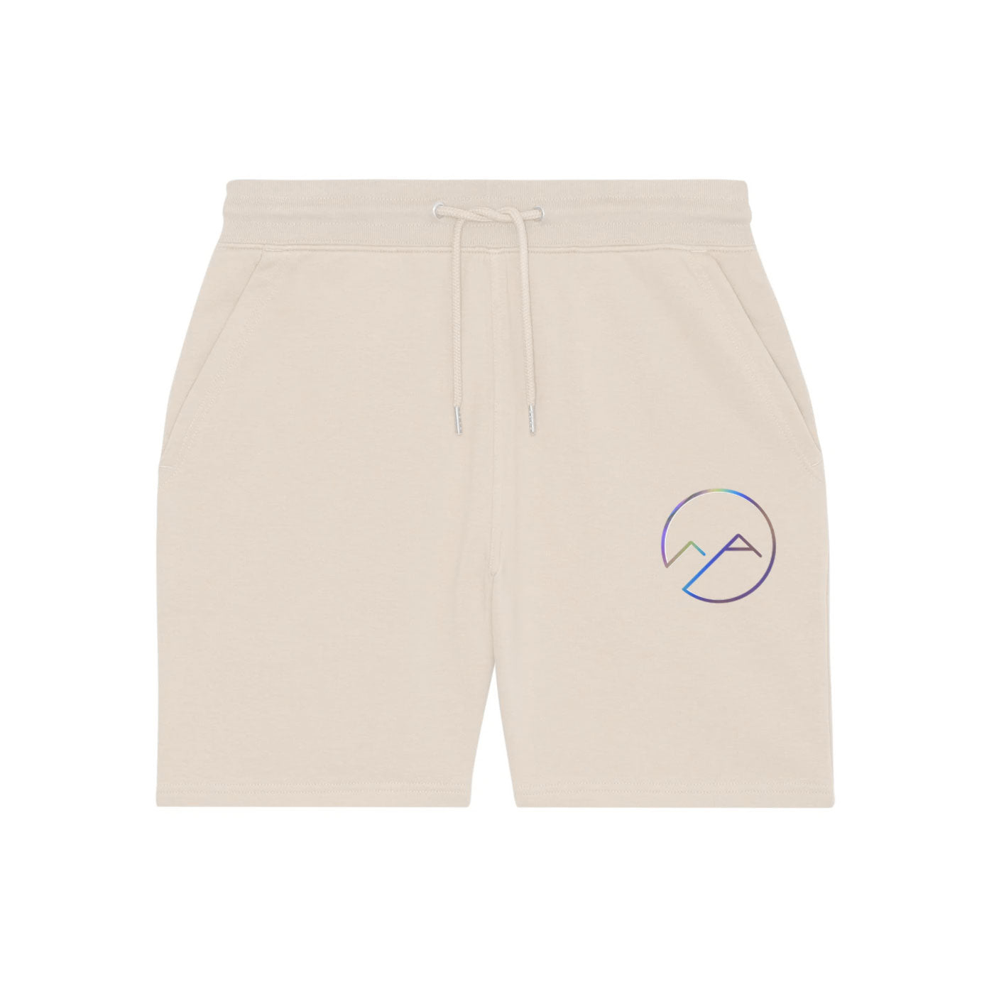 Unisex Jogging - Shorts mit Spiegeldruck - natur - Albdraufgänger