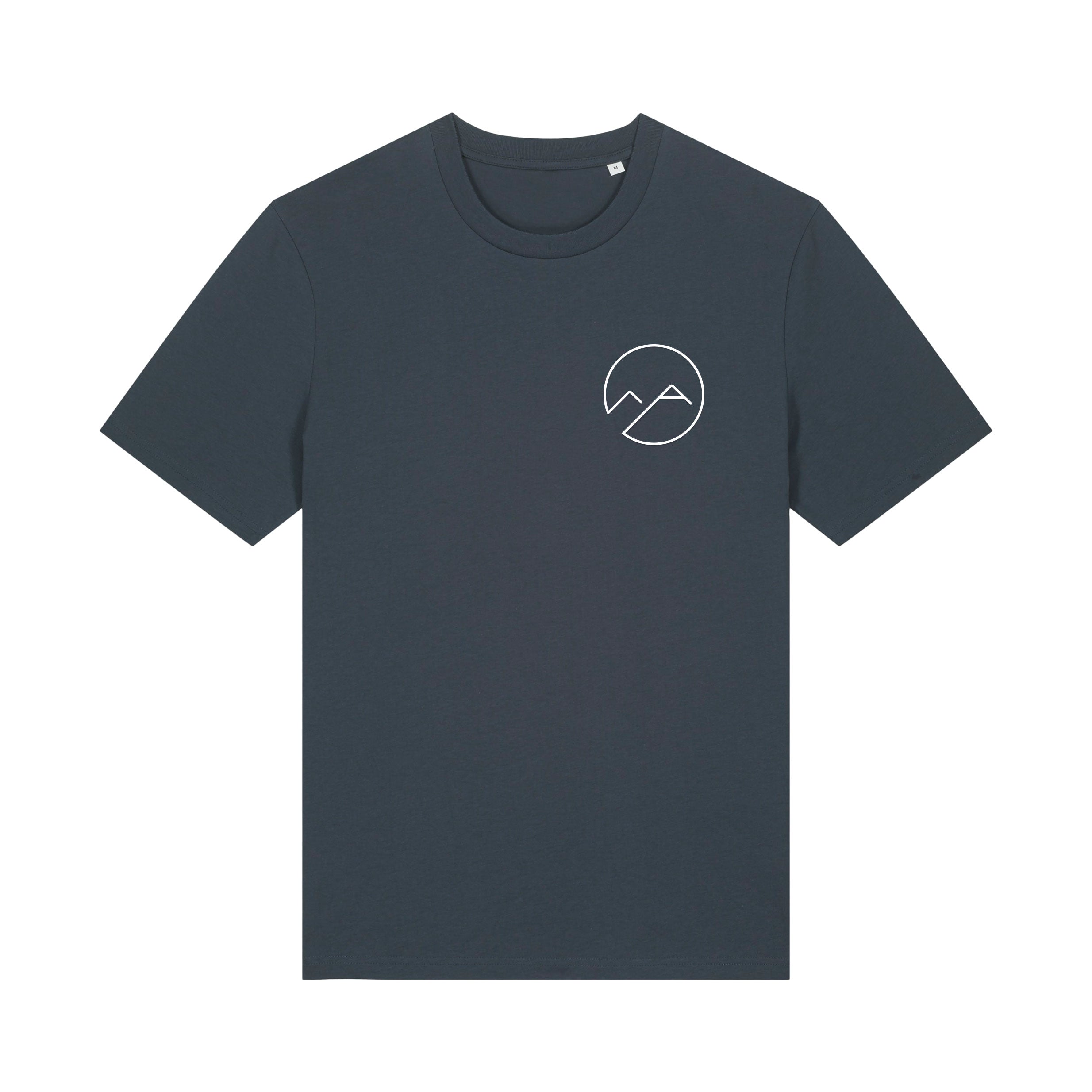 Unisex T-Shirt mit Schaumdruck - dunkelgrau - Albdraufgänger