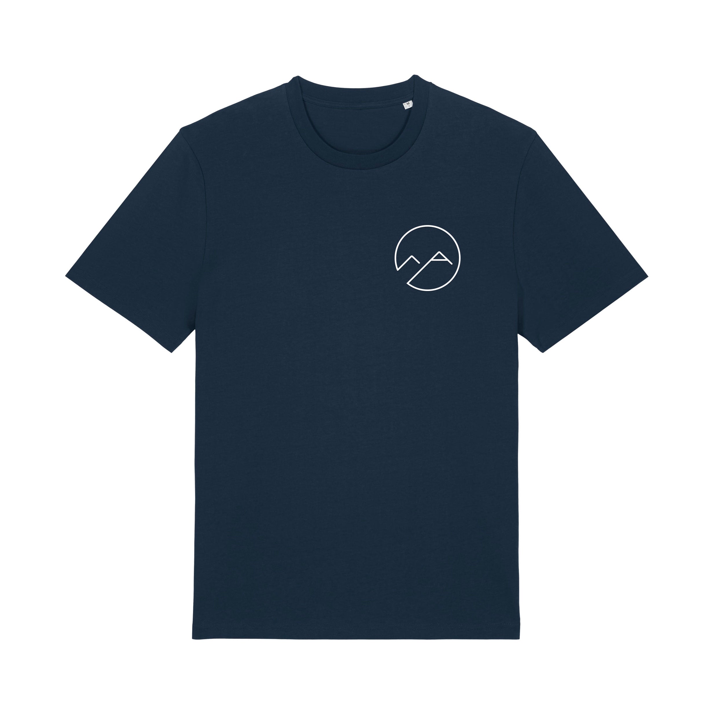 Unisex T-Shirt mit Schaumdruck - Nachtblau - Albdraufgänger