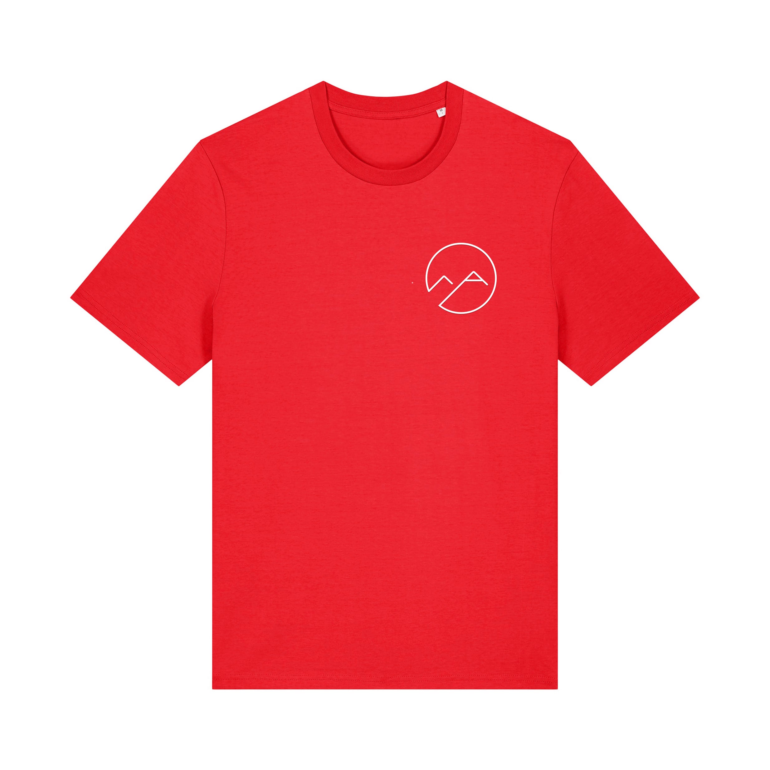 Unisex T-Shirt mit Schaumdruck - rot - Albdraufgänger
