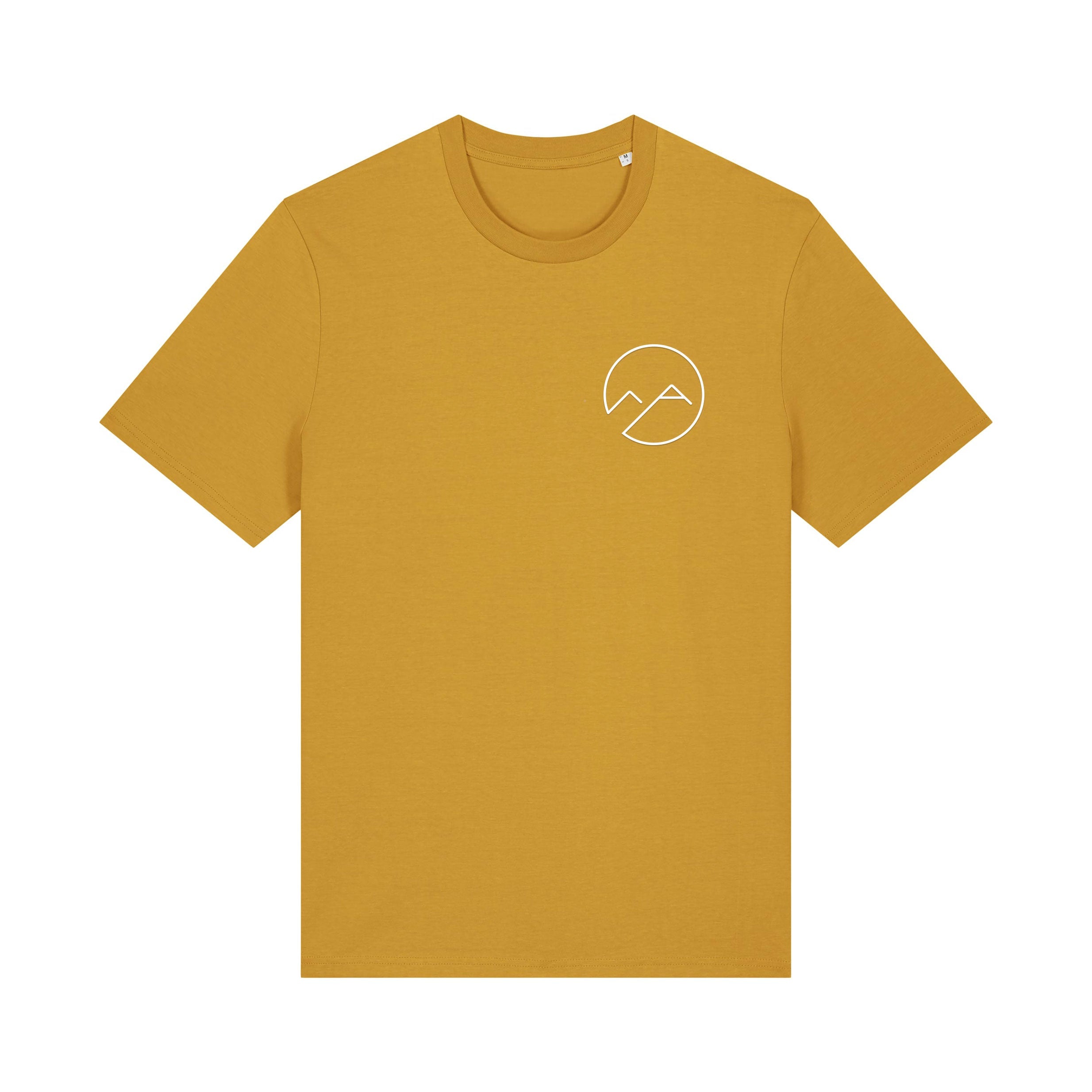Unisex T-Shirt mit Schaumdruck - Senf - Albdraufgänger