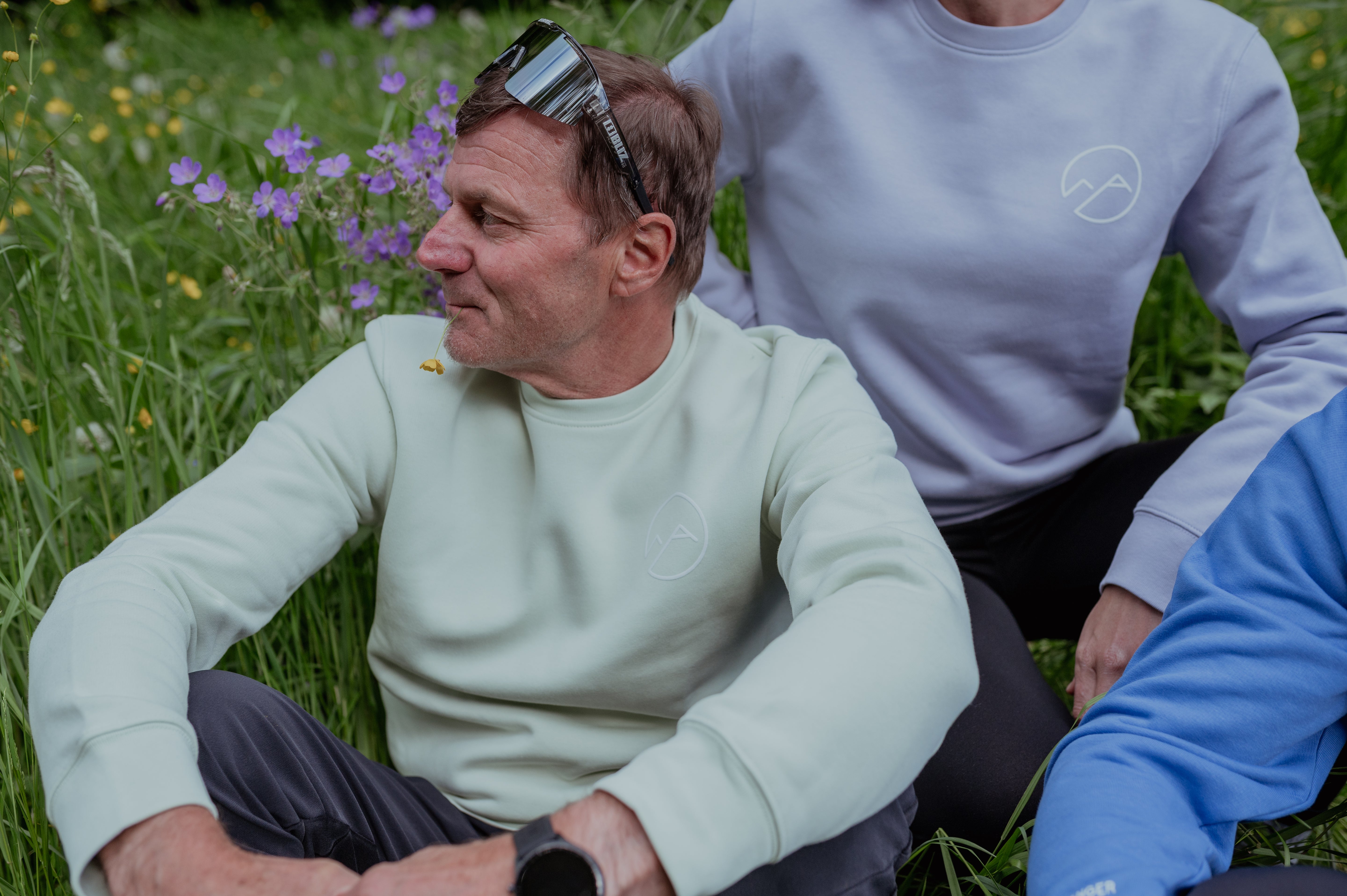 Sweater mit Schaumdruck unisex