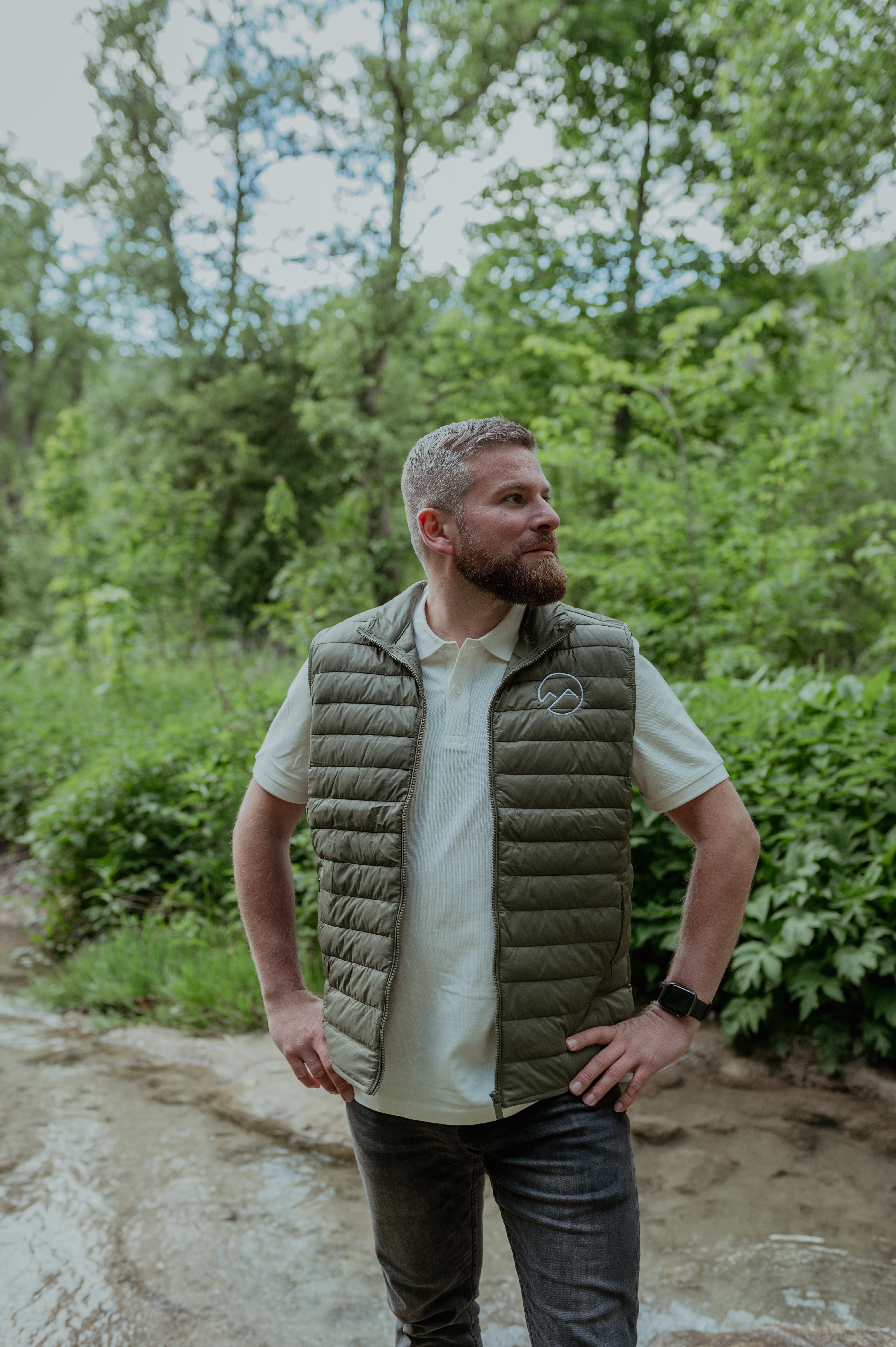Leichter Bodywarmer Herren