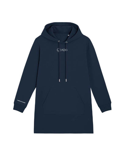 Damen Hoodiekleid - dunkelblau - Albdraufgänger