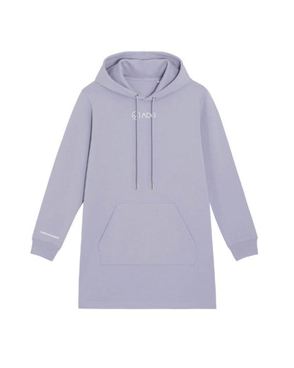 Damen Hoodiekleid - lavendel - Albdraufgänger