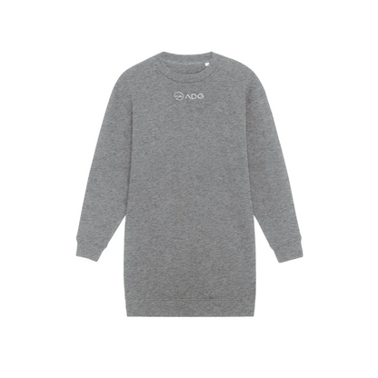 Sweatkleid Glitzerdruck Damen