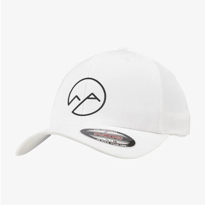 Cap Flex Fit mit "ALBDRAUFGÄNGER" - Logo - Weiß - Albdraufgänger