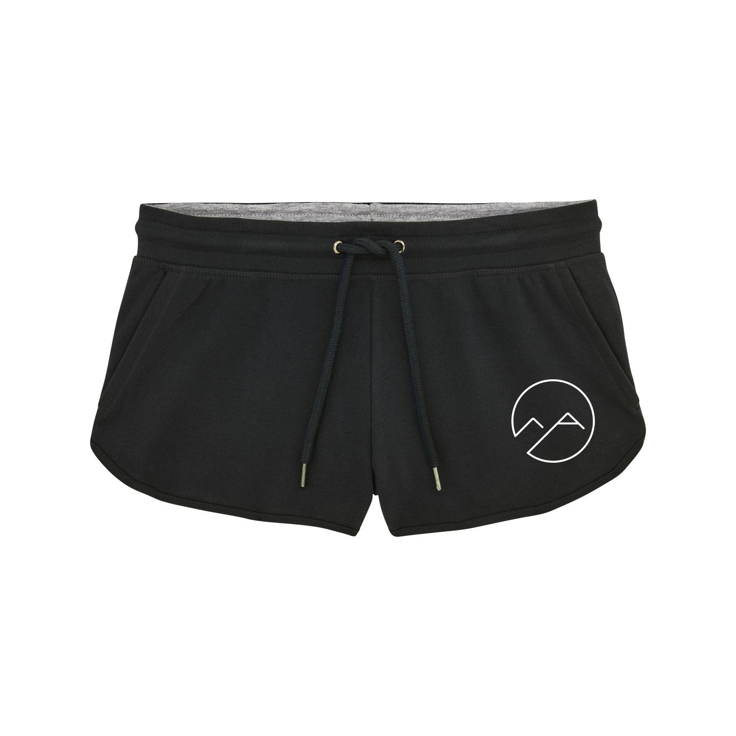 Damen Jogginshorts - Schwarz - Albdraufgänger